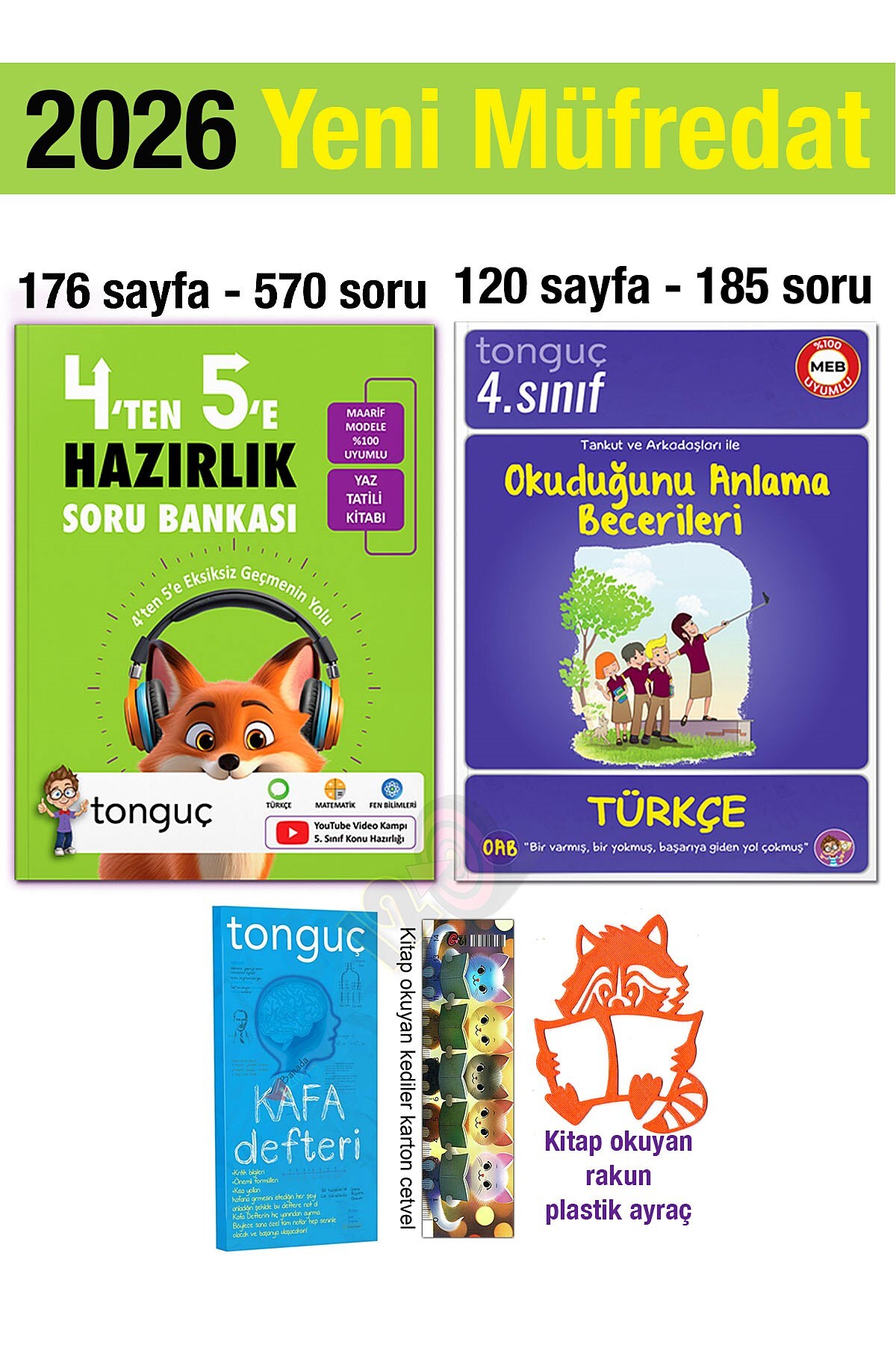 Tonguç Yayınları 4'ten 5'e Hazırlık Kitabı 2026 Yaz Tatili 4