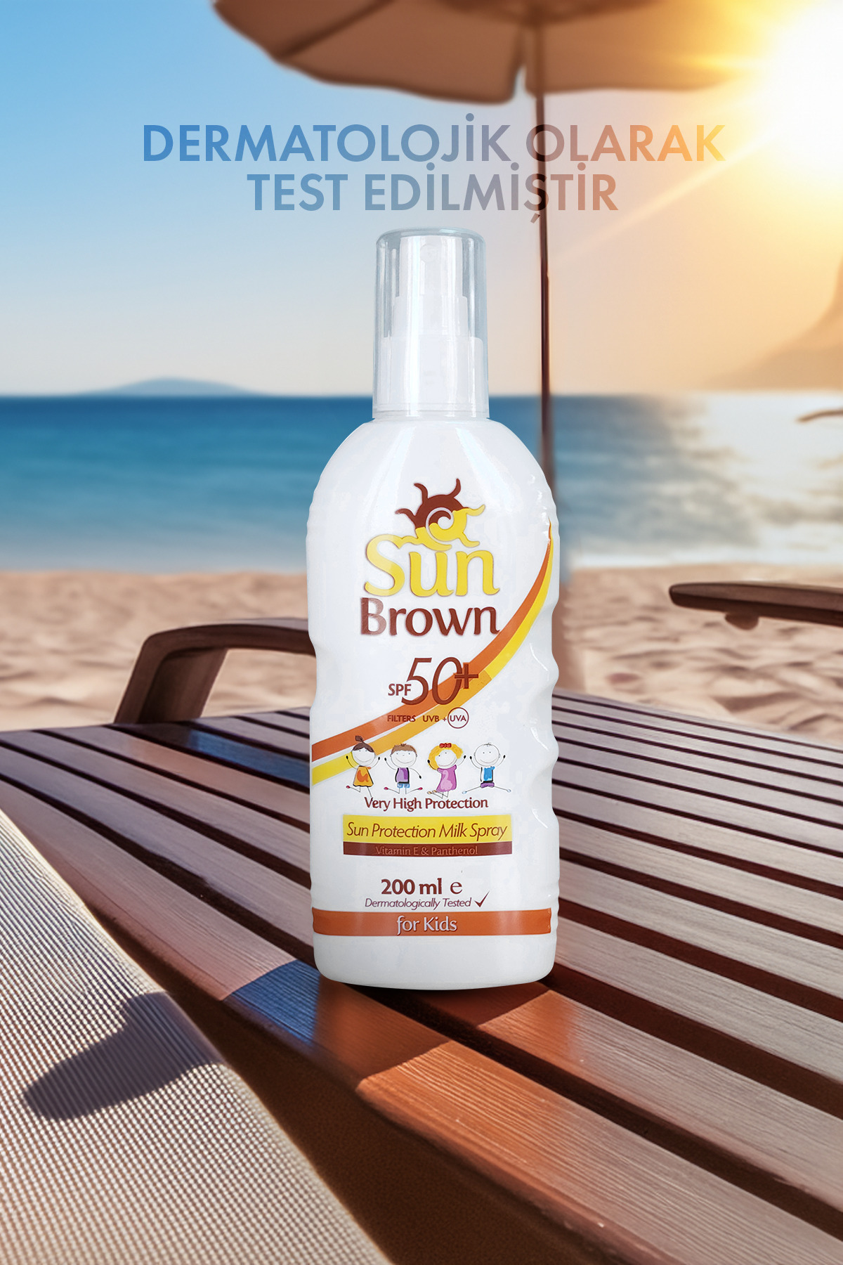 Spf 50 Çocuklar Için Hassas Güneş Koruyucu Vücut Spreyi 200ml — TR8697869090529 — تصویر 3 از 8