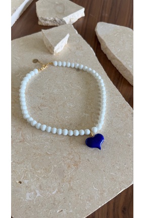 suayjewellery Maci orjinal cam kalp kolye