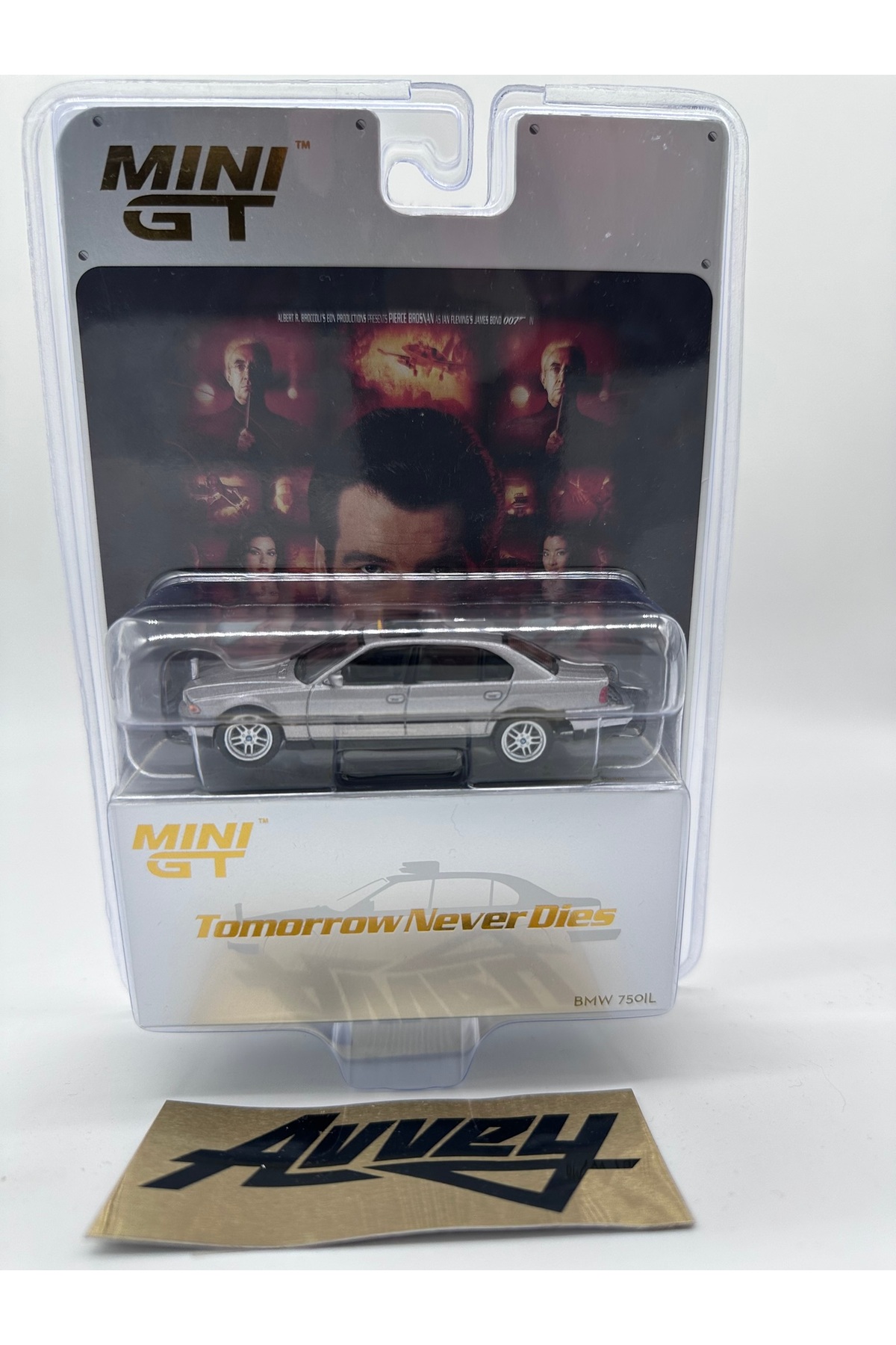 ディーラー限定 007 Tomorrow Never Die  BMW750iL shop Mini GT - James Bond 007 