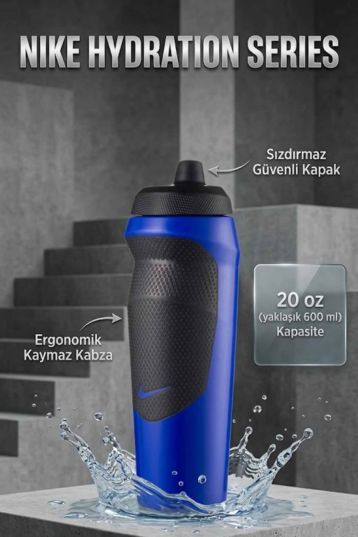 Nike HyperFuel Water Bottle 20 oz / 600 ml - Sızdırmaz Sporcu