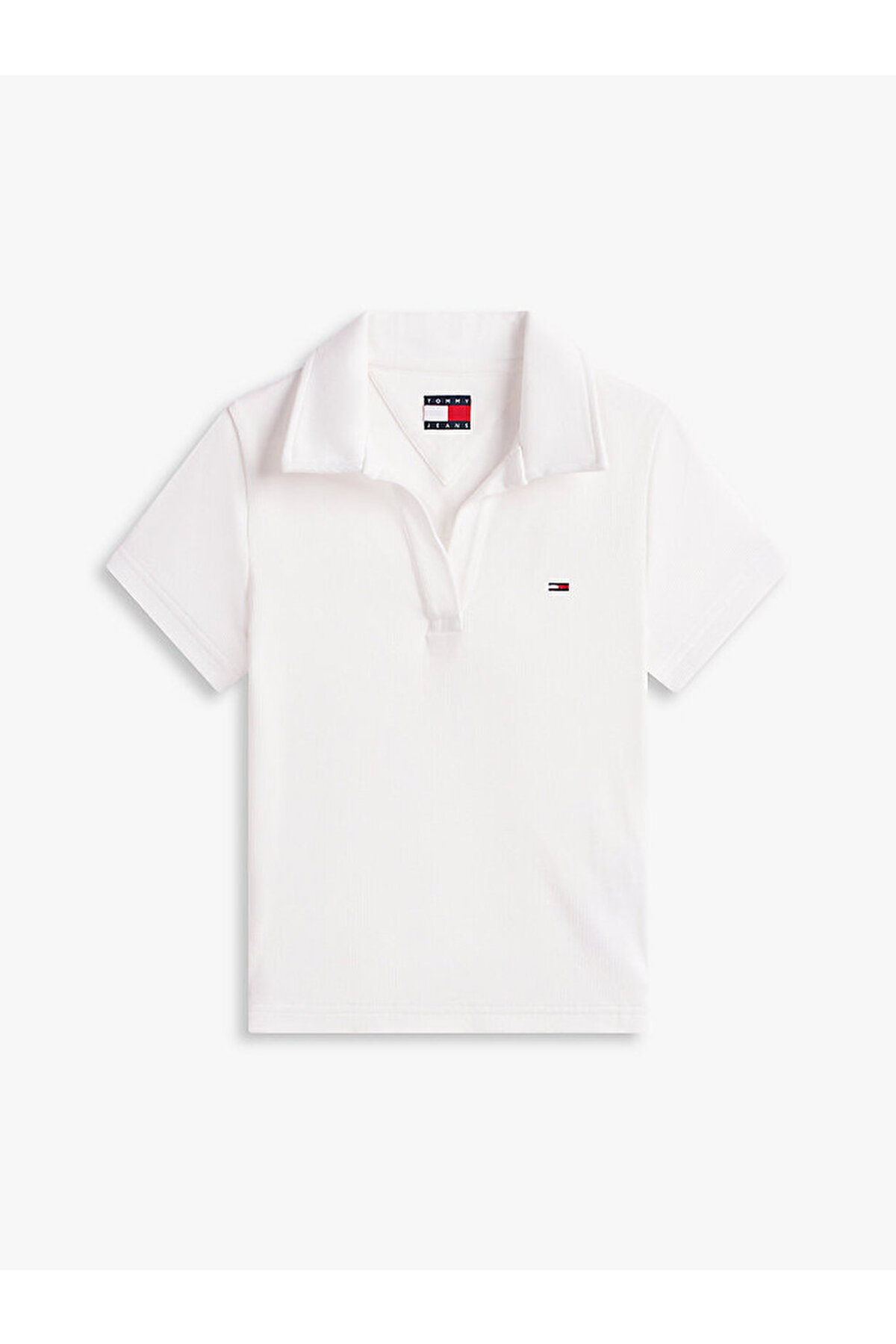پولوشرت زنانه یقه پلو | تامی هیلفیگر Tommy Hilfiger BM/DW0DW22326YBL BD - تصویر 5