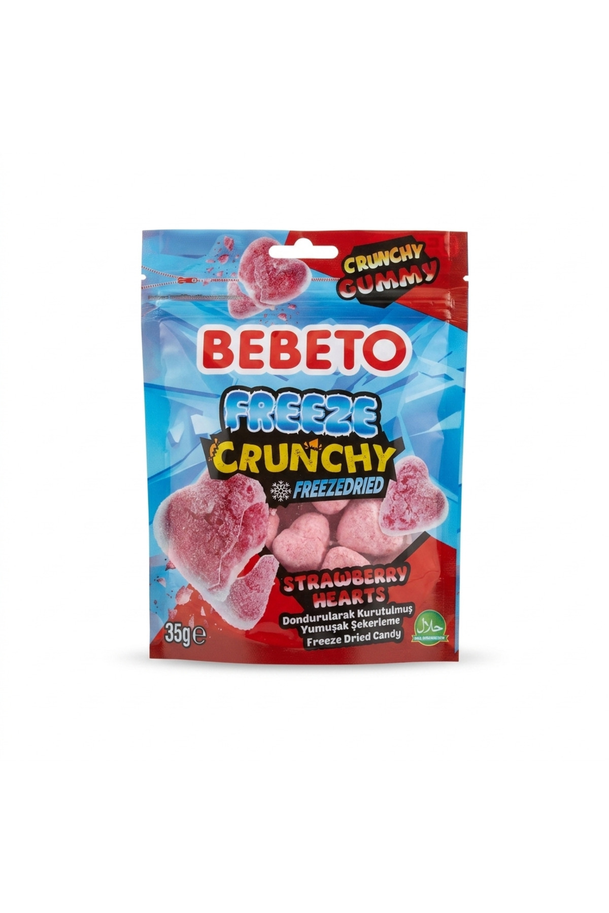 BEBETO Freeze Crunchy Strawberry Heart ( Çilek Kalp ) - Fiyatı