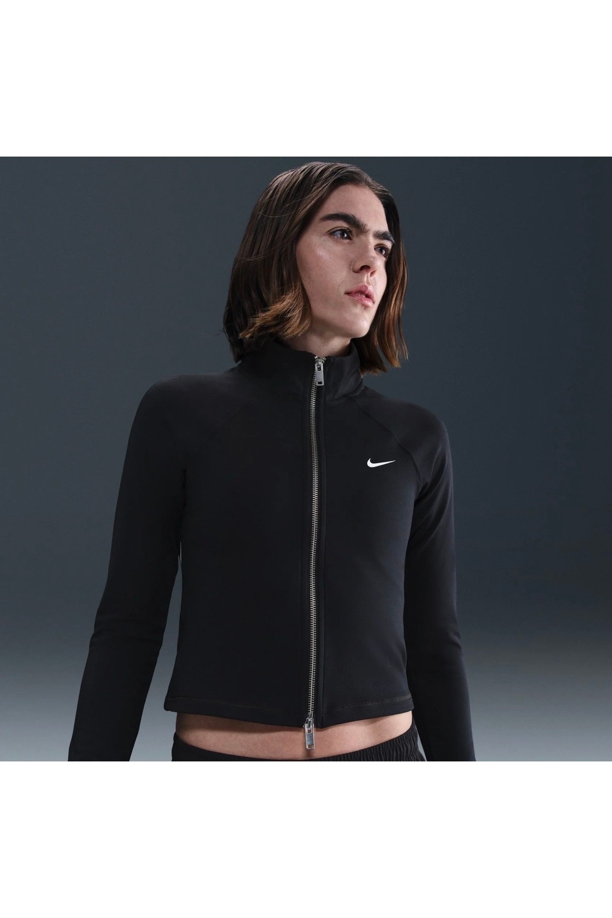 Nike Sportswear Jacket Kadın Siyah Ceket KUZEY SPORT görsel 2