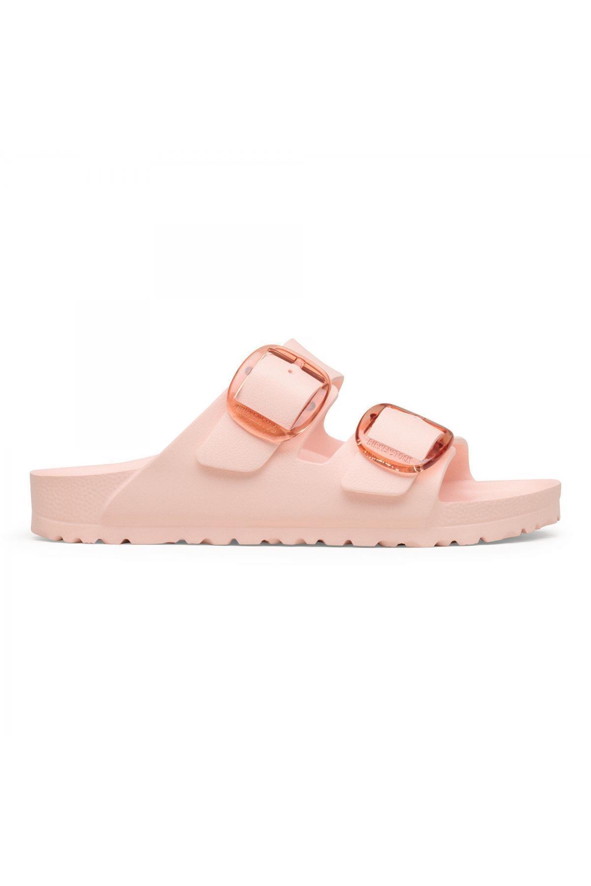 دمپایی زنانه صورتی آریزونا اوا بیگ باکل بیرکن استاک دمپایی Birkenstock