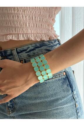 LioraJewellry Mavi Taşlı Lastikli Bileklik