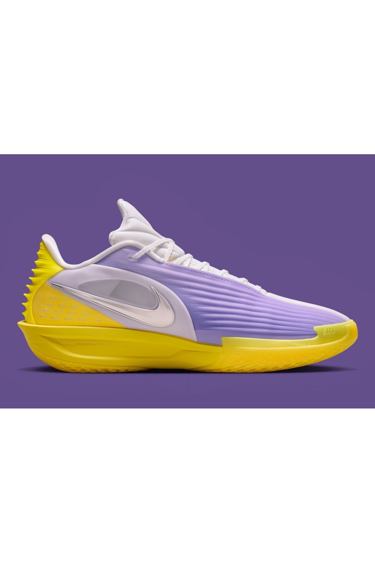Nike G.T. CUT 3 TURBO LOS 'ANGELES LAKERS' PROFESYONEL BASKETBOL AYAKKABISI-SPORTXSTORE görsel 3