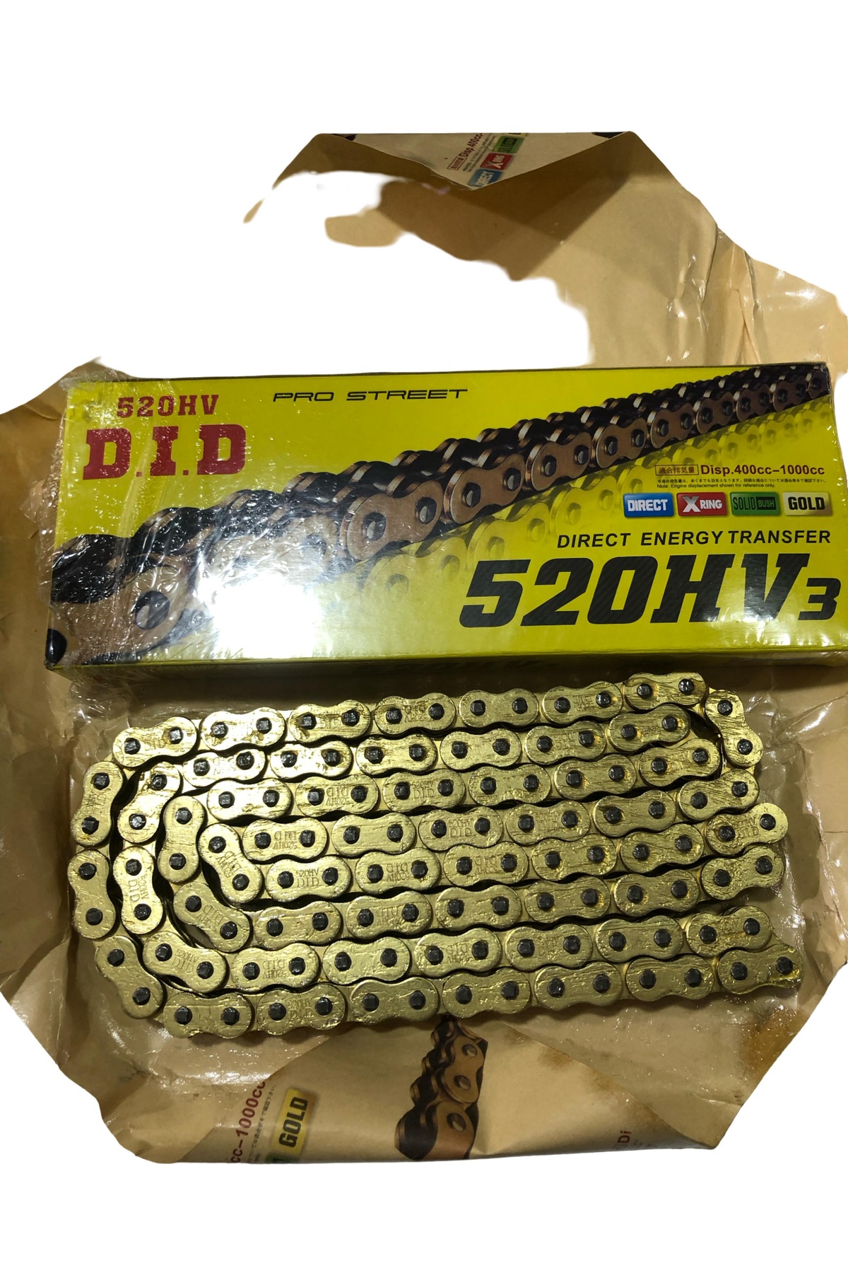 Didihou 520-120L DİD BAKLA ORİNĞLİ SARI ZİNCİR - Fiyatı