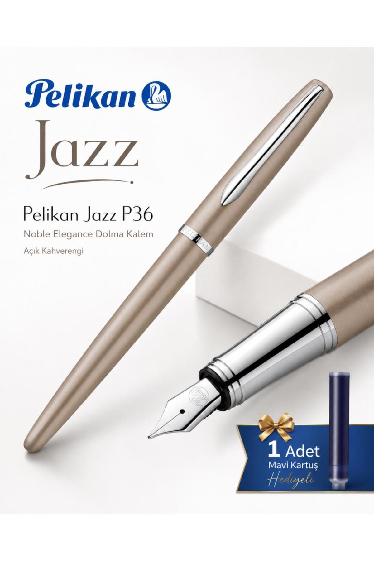 Pelikan Jazz P36 Noble Elegance Dolma Kalem Açık Kahverengi