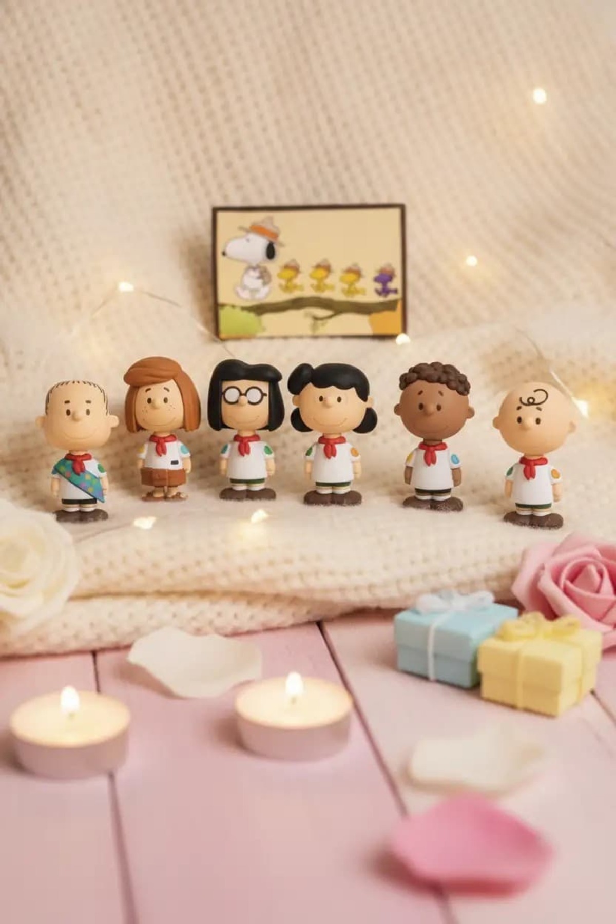 Miniso Snoopy Lisanslı Klipsli Figür Blind Box – Sürpriz
