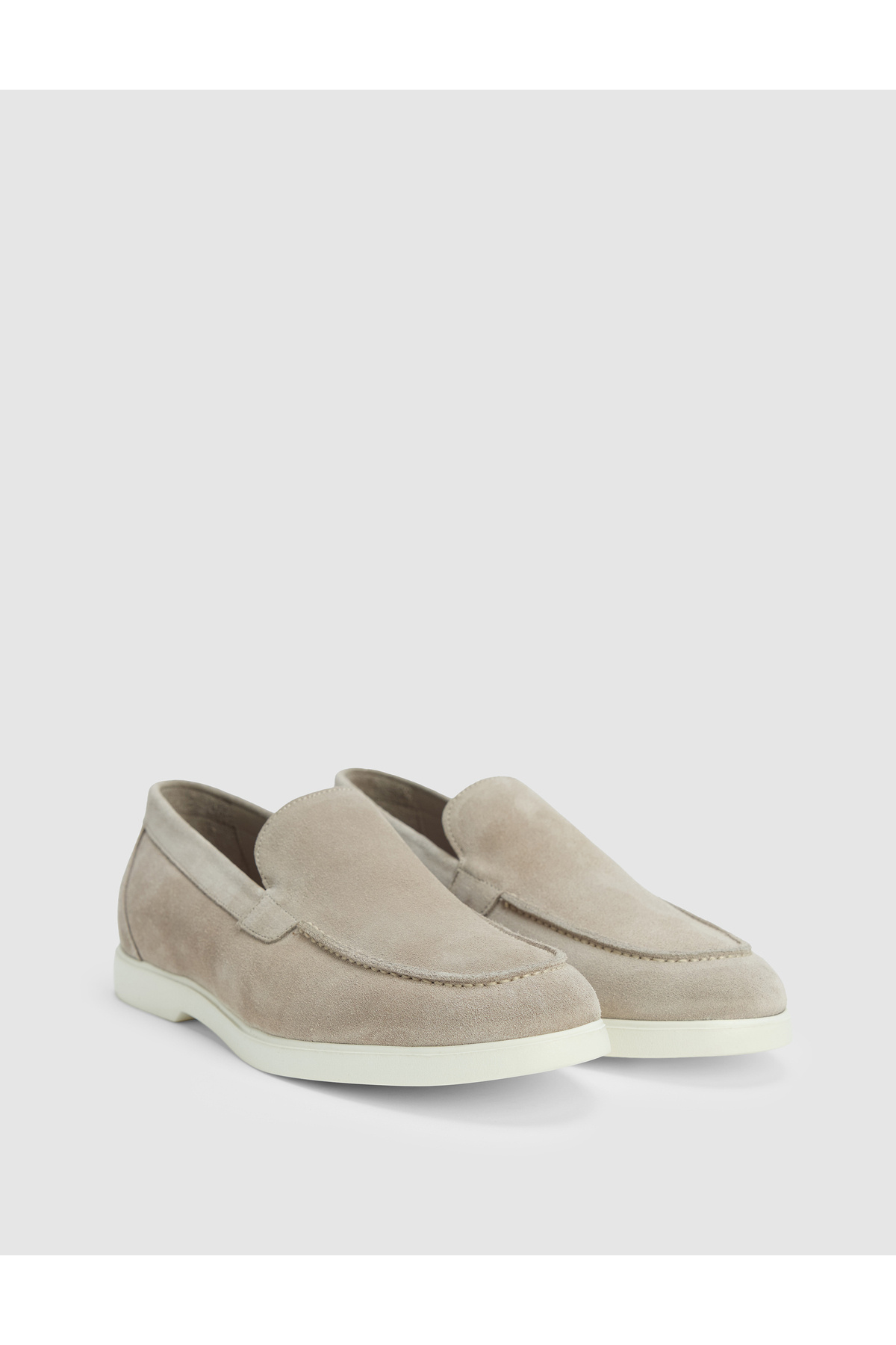 Pierre Cardin Bej %100 Deri Eva Taban Süet Loafer Ayakkabı 50327106-VR011