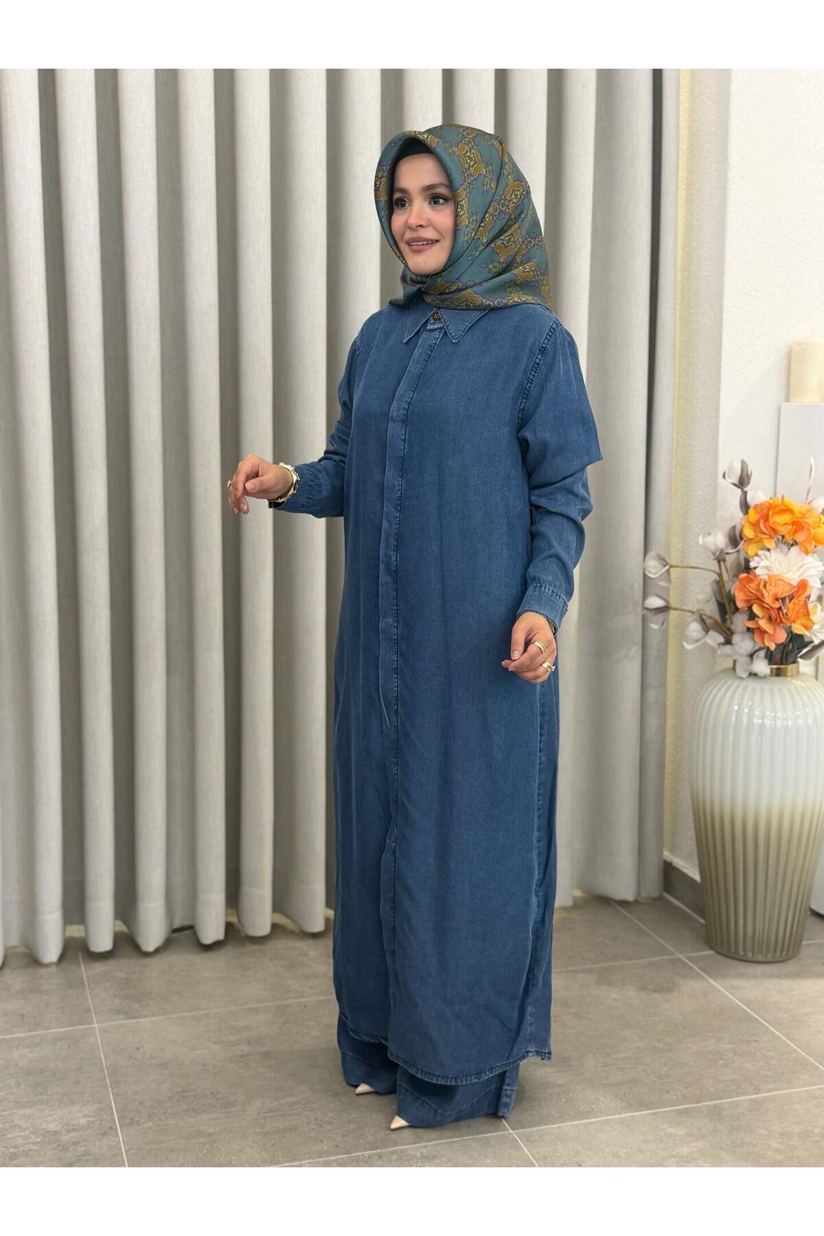 ayşe akay KOT TENCEL TAKIM MAVİ - Fiyatı, Yorumları