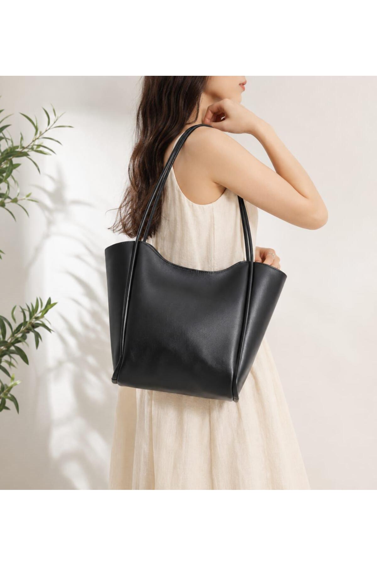 Judour Bags SİYAH Kadın Fermuarlı Kapamalı Shopper El Ve Omuz Çantası