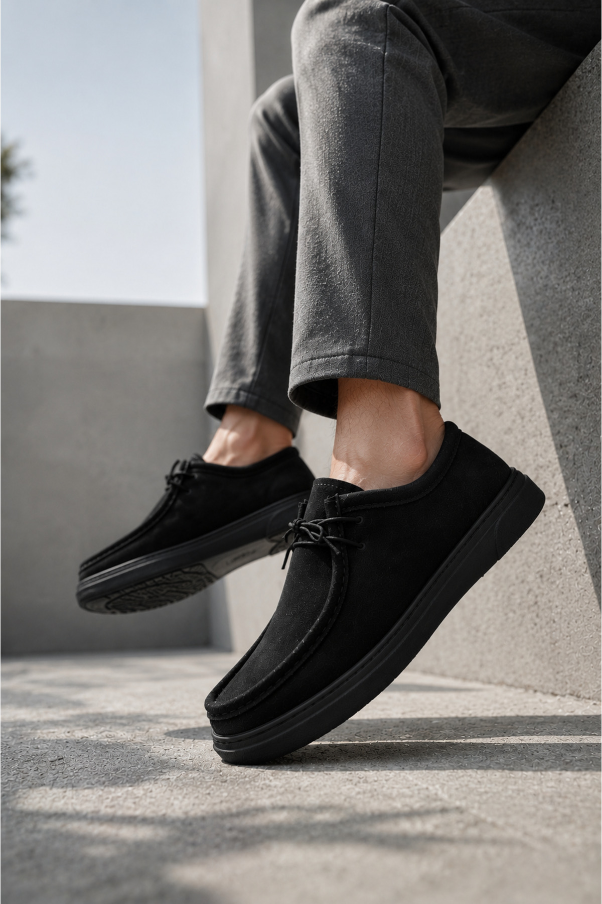 TAZELER.SHOES Erkek Günlük Ortopedik Dikişli Taban Sisli Model Klasik Ayakkabı