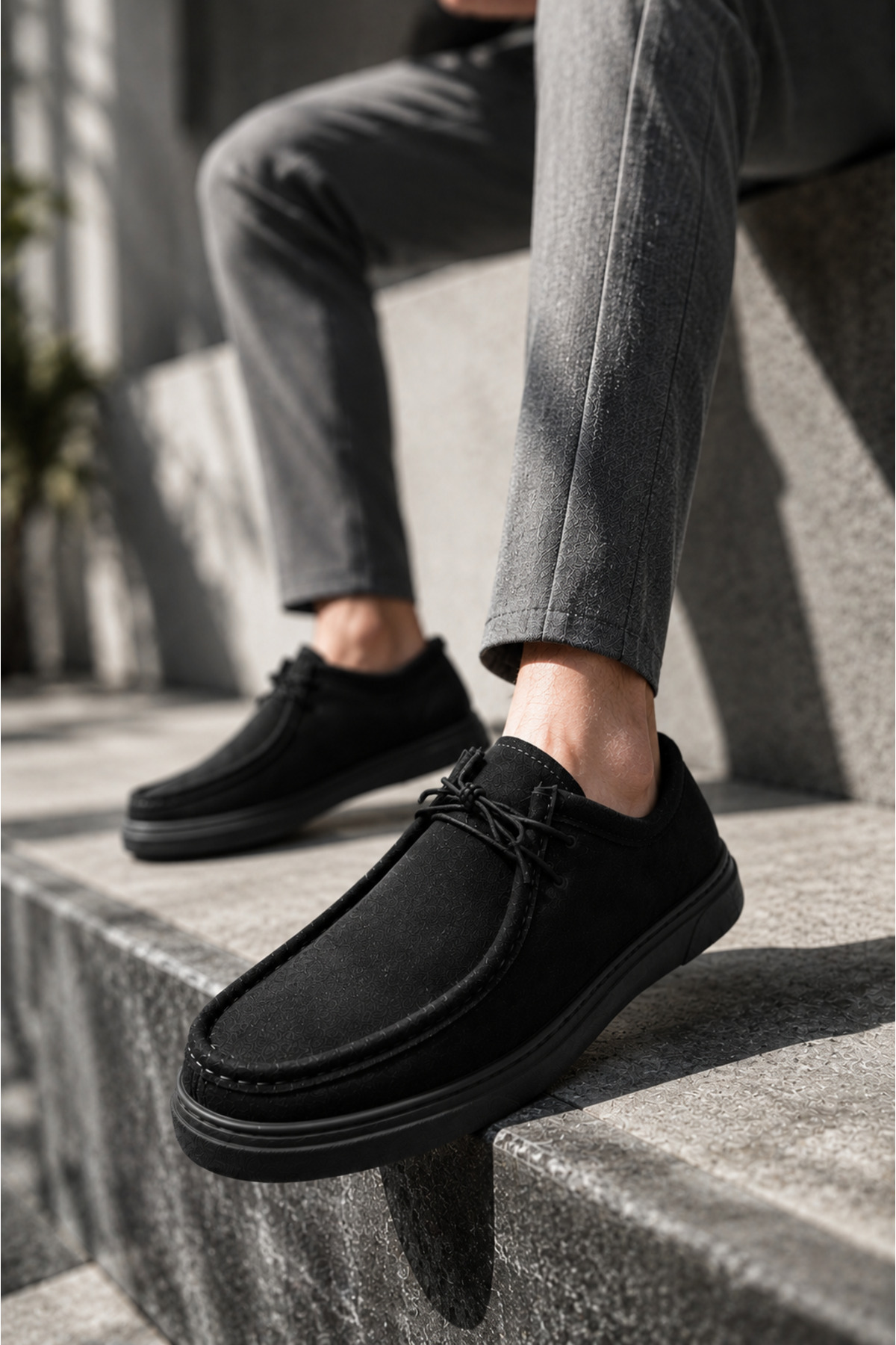 TAZELER.SHOES Erkek Günlük Ortopedik Dikişli Taban Sisli Model Klasik Ayakkabı görsel 6