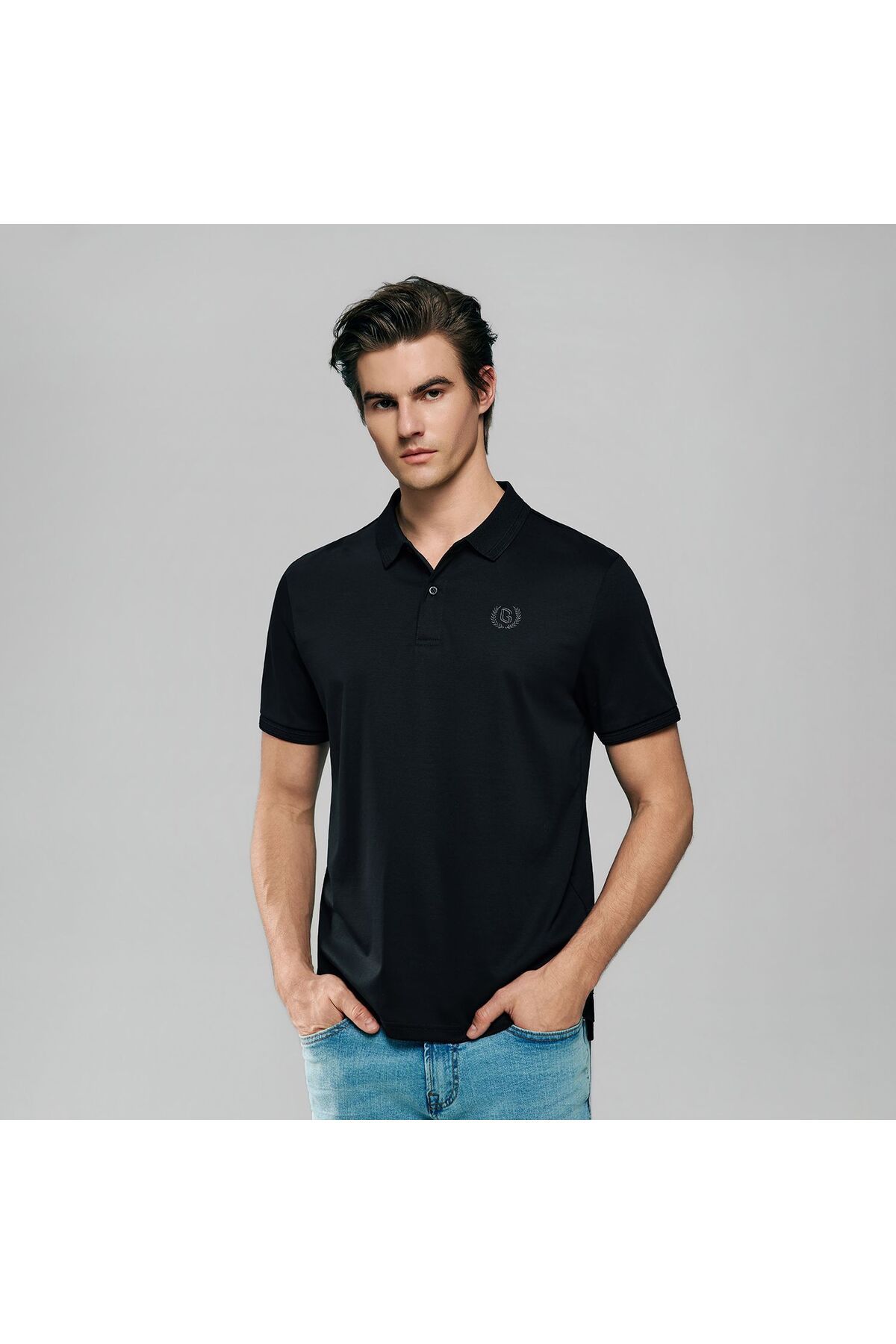 Giordano Men Slim Liquid Touch Cotton Polo Shirt