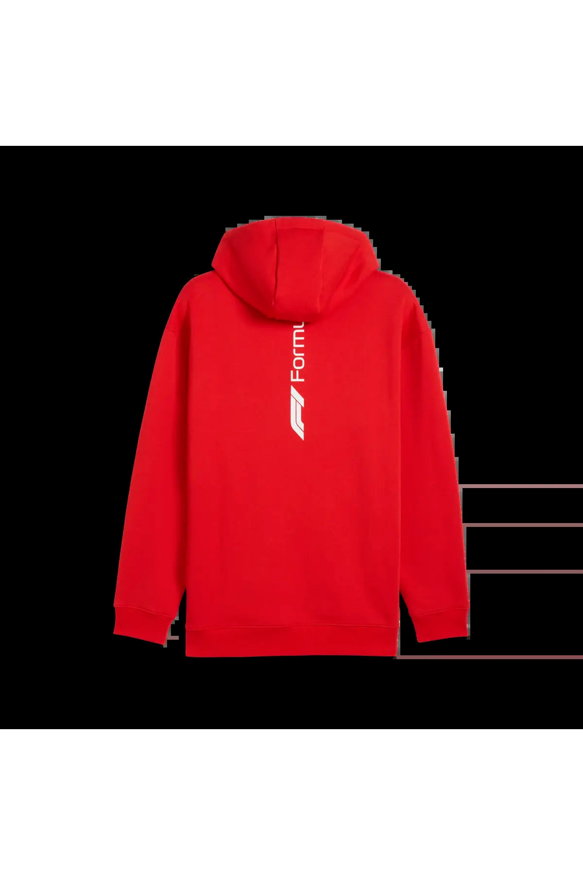 Puma F1 Essential+ Fullzip Hoodie Kırmızı Erkek Sweatshirt görsel 3