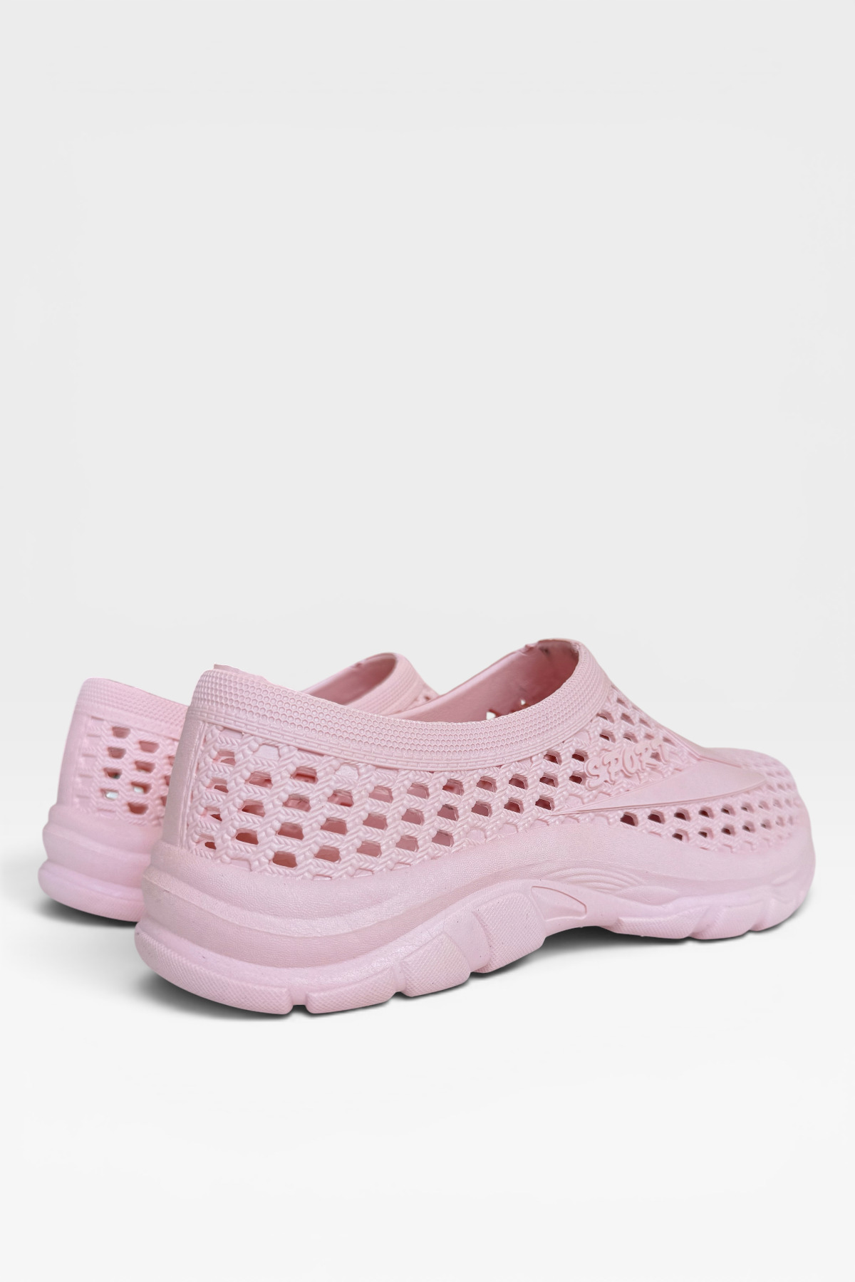 Liger Unisex Yazlık Çok Amaçlı Havuz Plaj Bahçe Anatomik Yumuşak Taban Günlük Ayakkabı PEMBE görsel 5