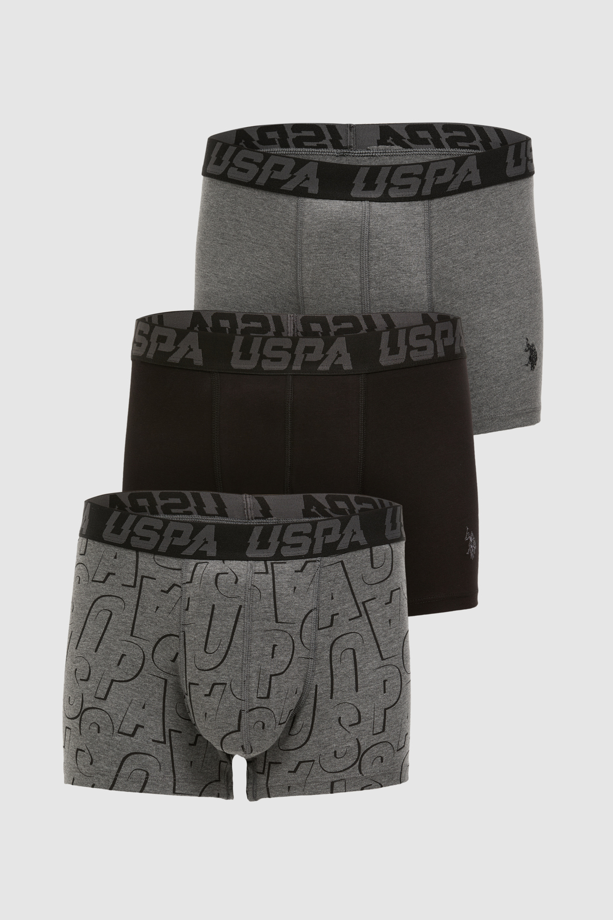 U.S. Polo Assn. Men's Black Underwear Bottom 50326491-Vr046