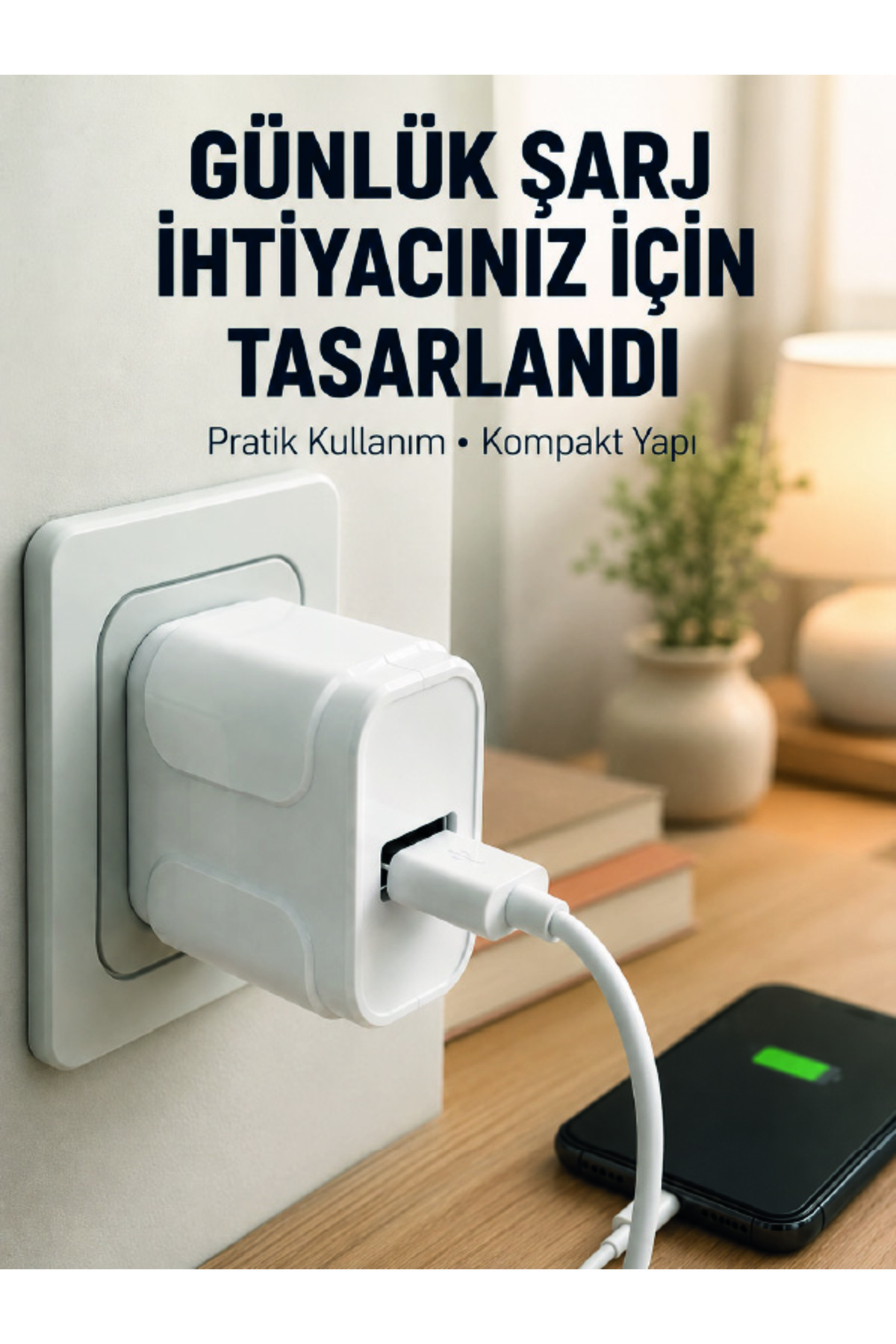 markentegra Akıllı Güvenlik Korumalı USB Şarj Başlığı 12W Güç Çıkışı