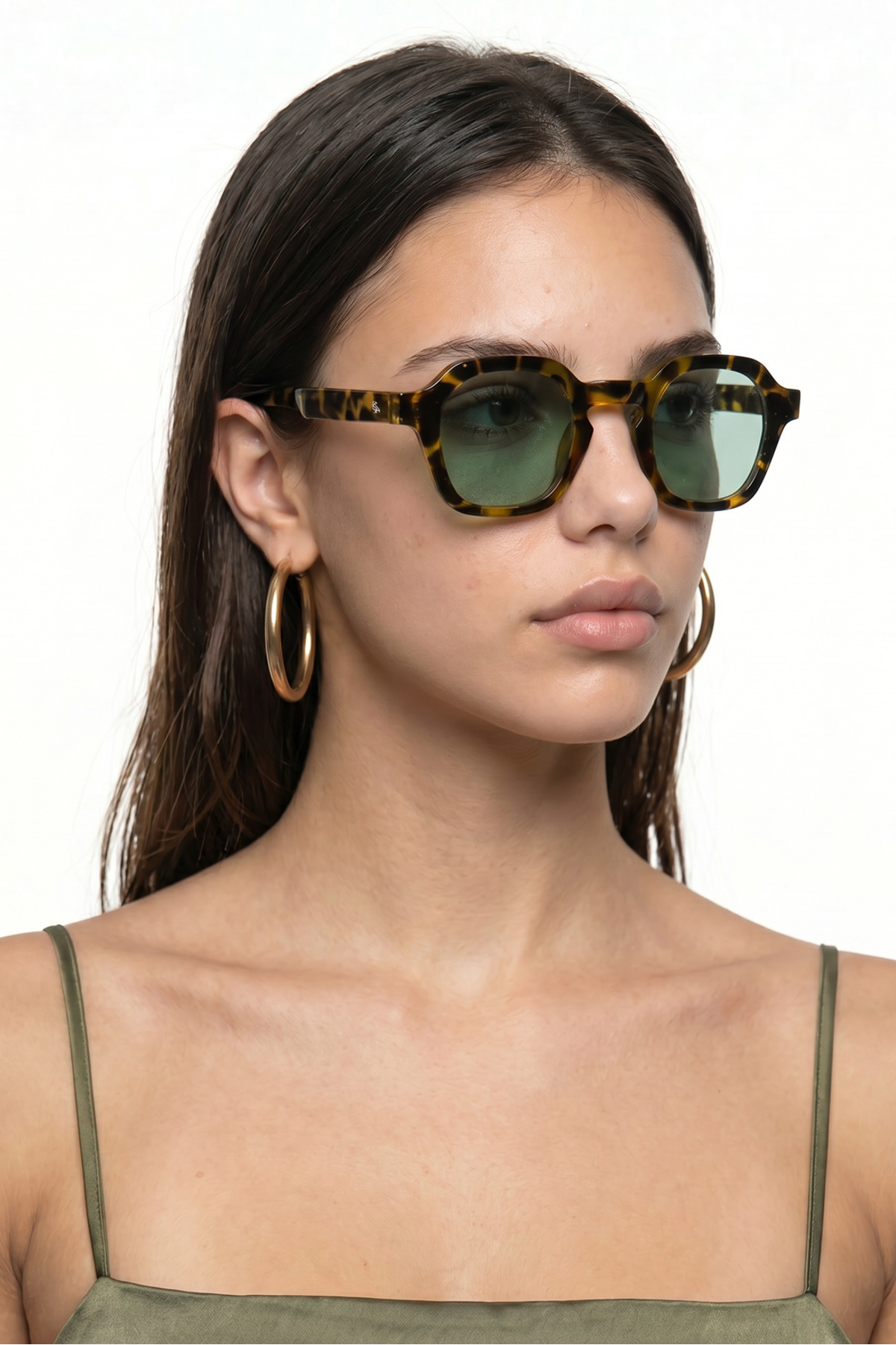Bilge Karga Valeno Tortoise Light Green Güneş Gözlüğü görsel 2
