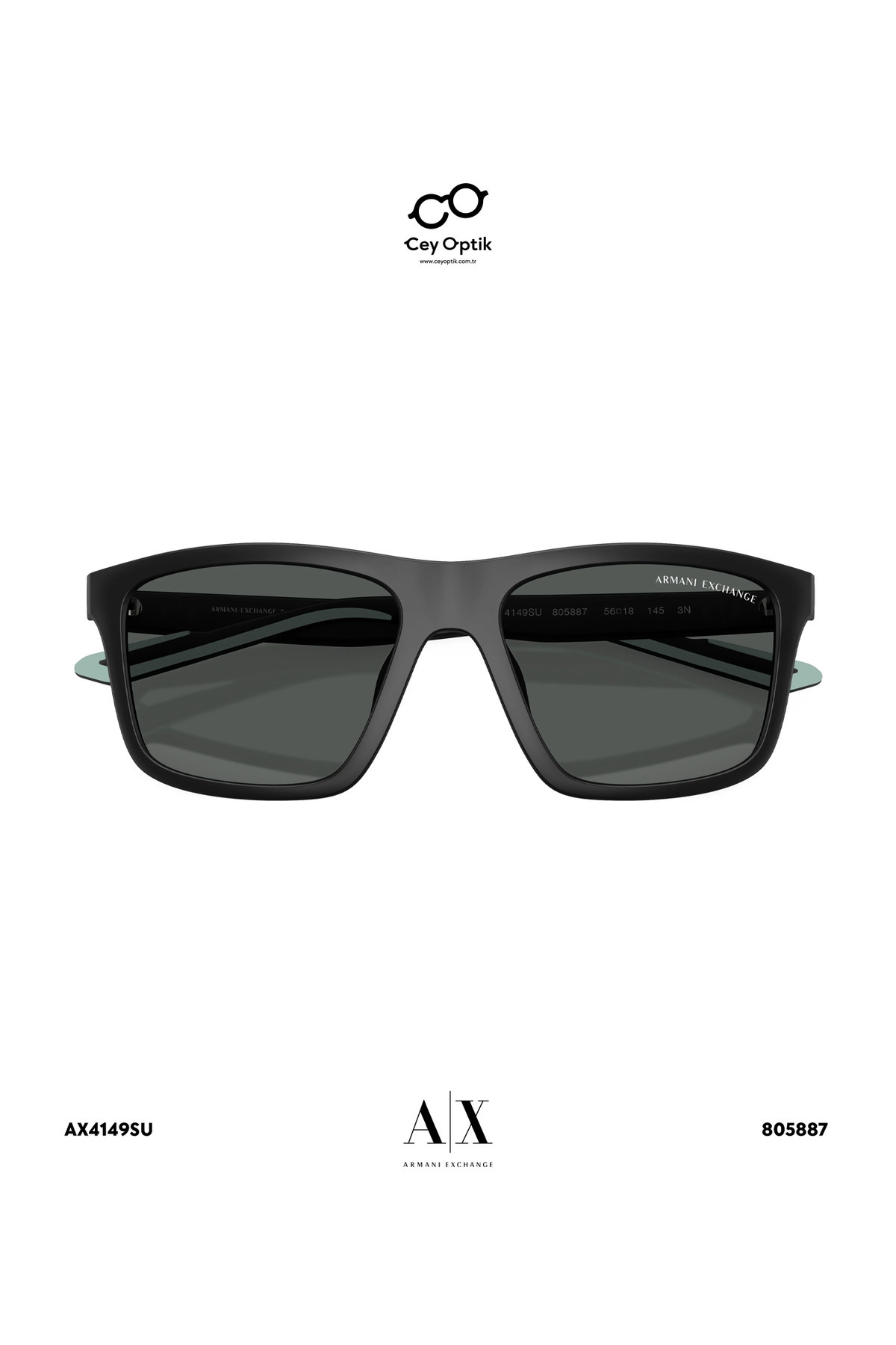 عینک آفتابی مردانه - AX4149SU - 18/56/145 آرمانی اکسچنج عینک آفتابی Armani Exchange
