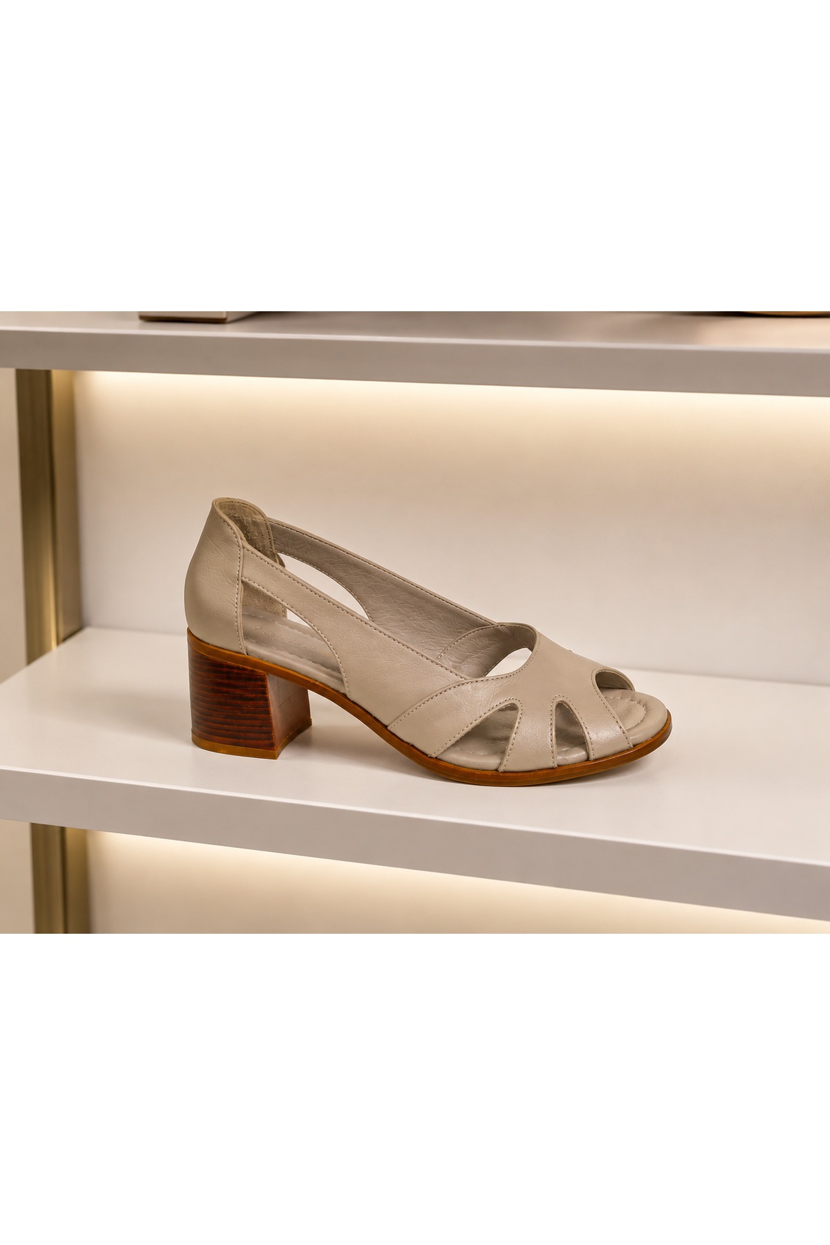 Maiss Shoes Hakiki Deri Sandalet görsel 3