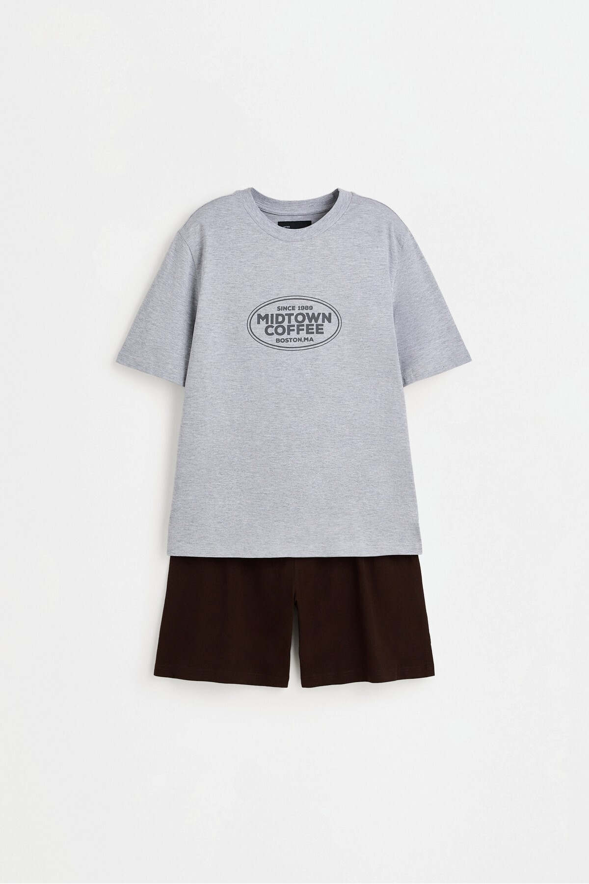 LEFTIES Desenli kısa pijama takımı görsel 6