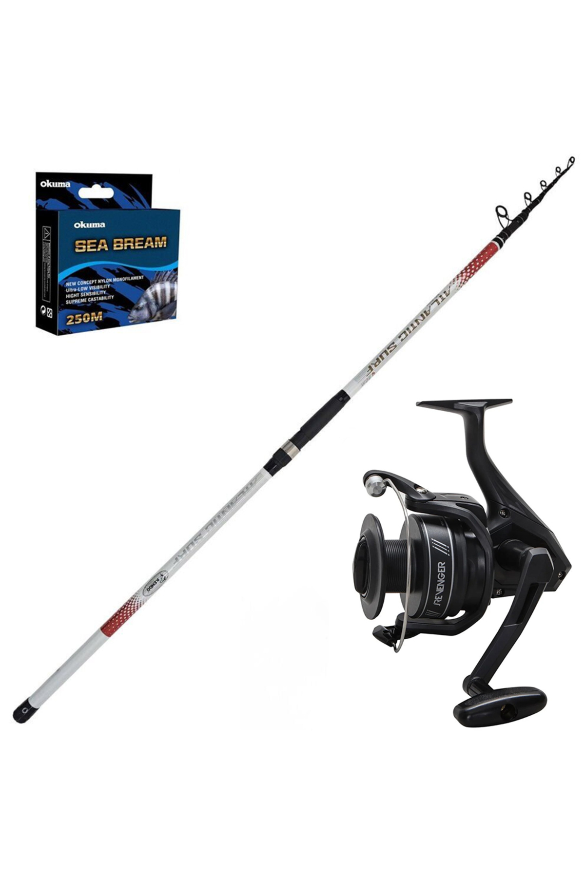 Okuma Revenger 6000 - Kendo Atlantic Surf 420cm Surf Olta Seti