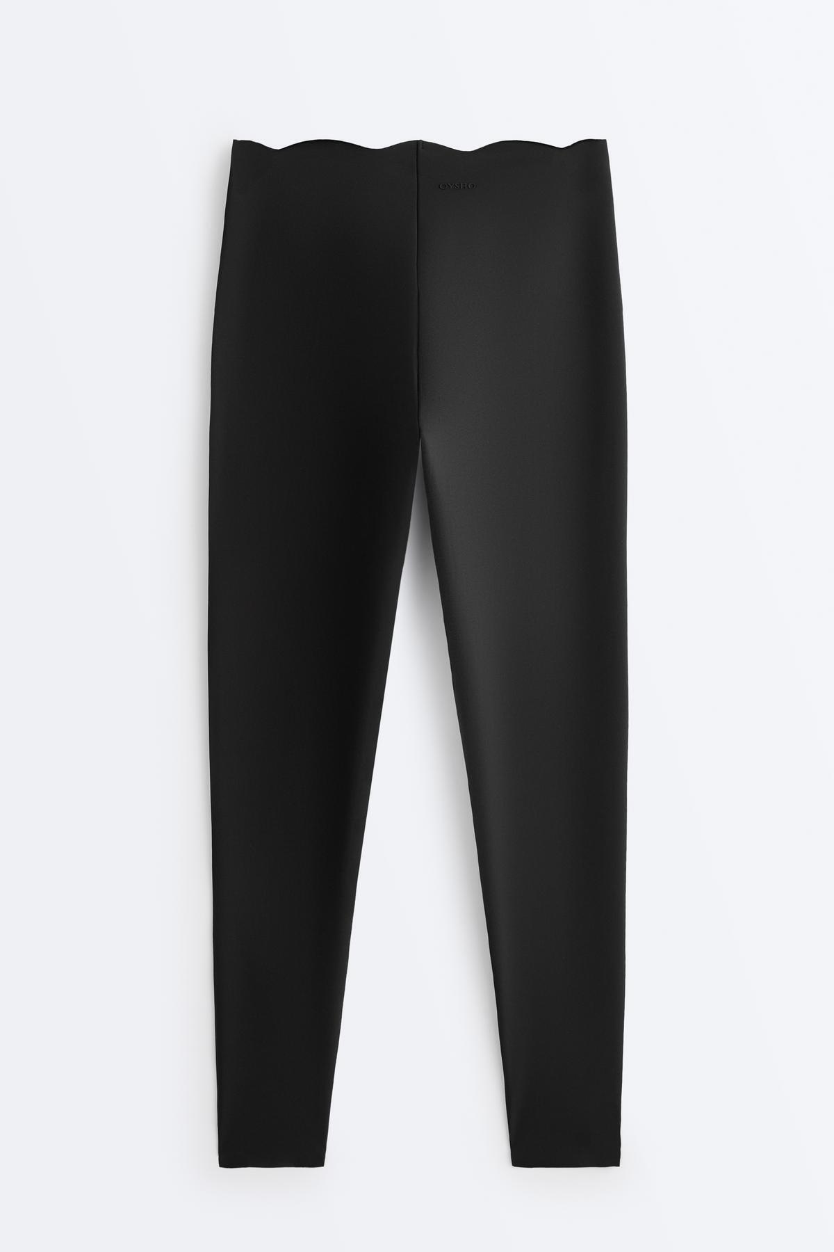 Oysho High rise Compressive core control bilek hizasında tayt görsel 7