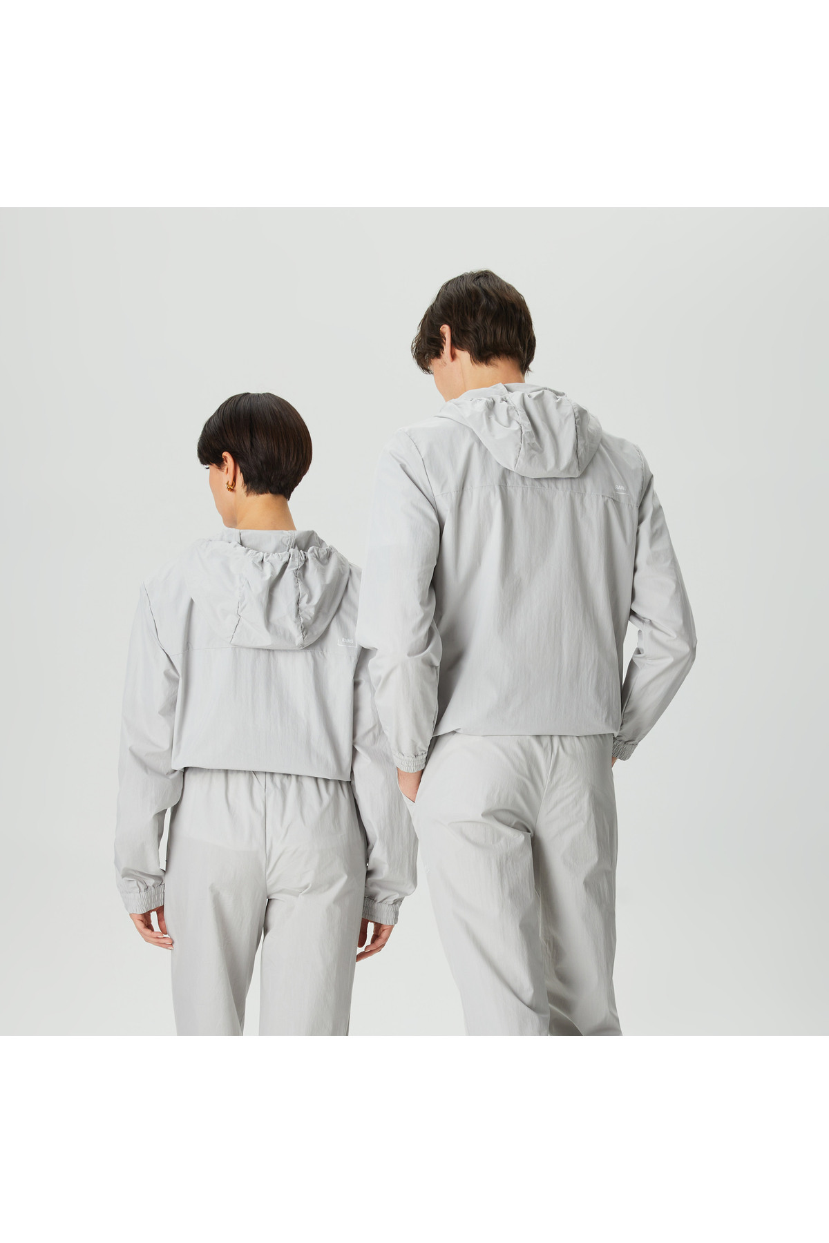 Juba Unisex Gri Yağmurluk — خاکستری 18080 — تصویر 2 از 4