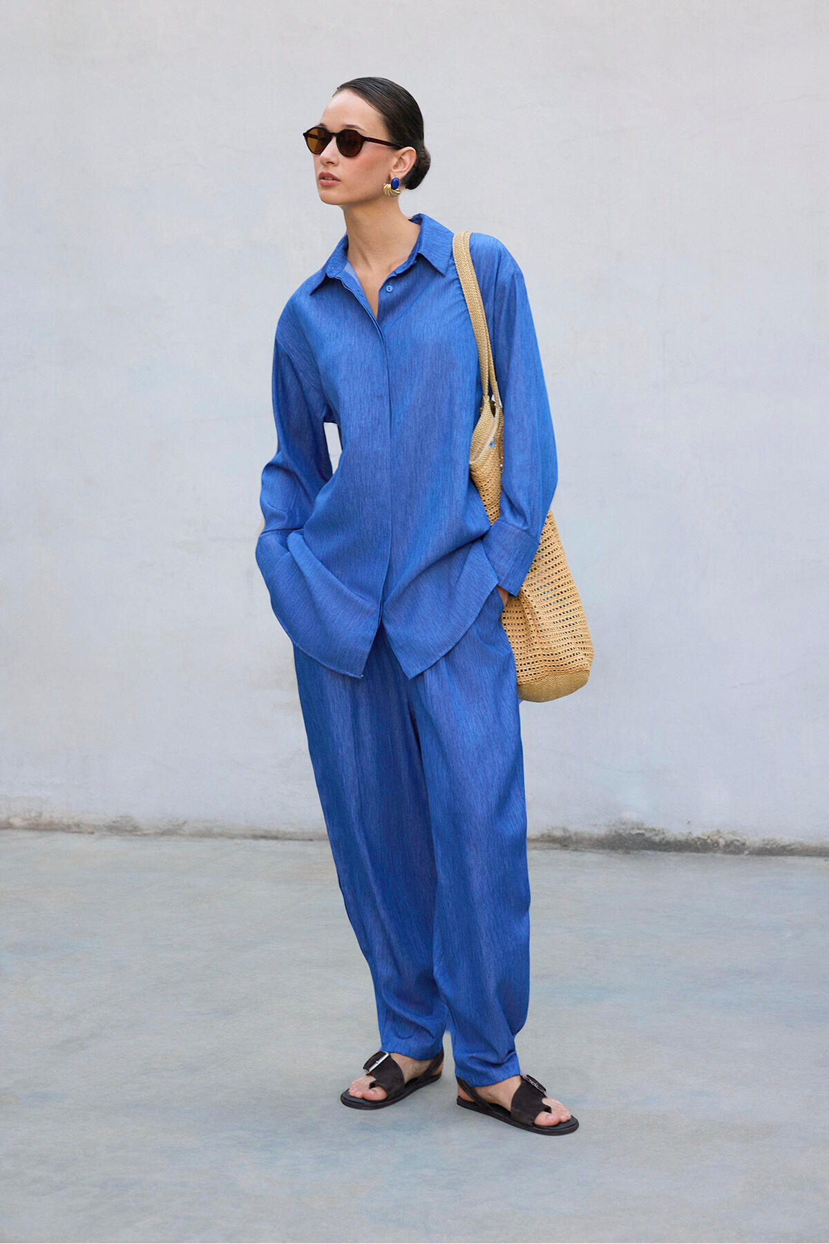 Touche Prive Denim Effect Set of 2