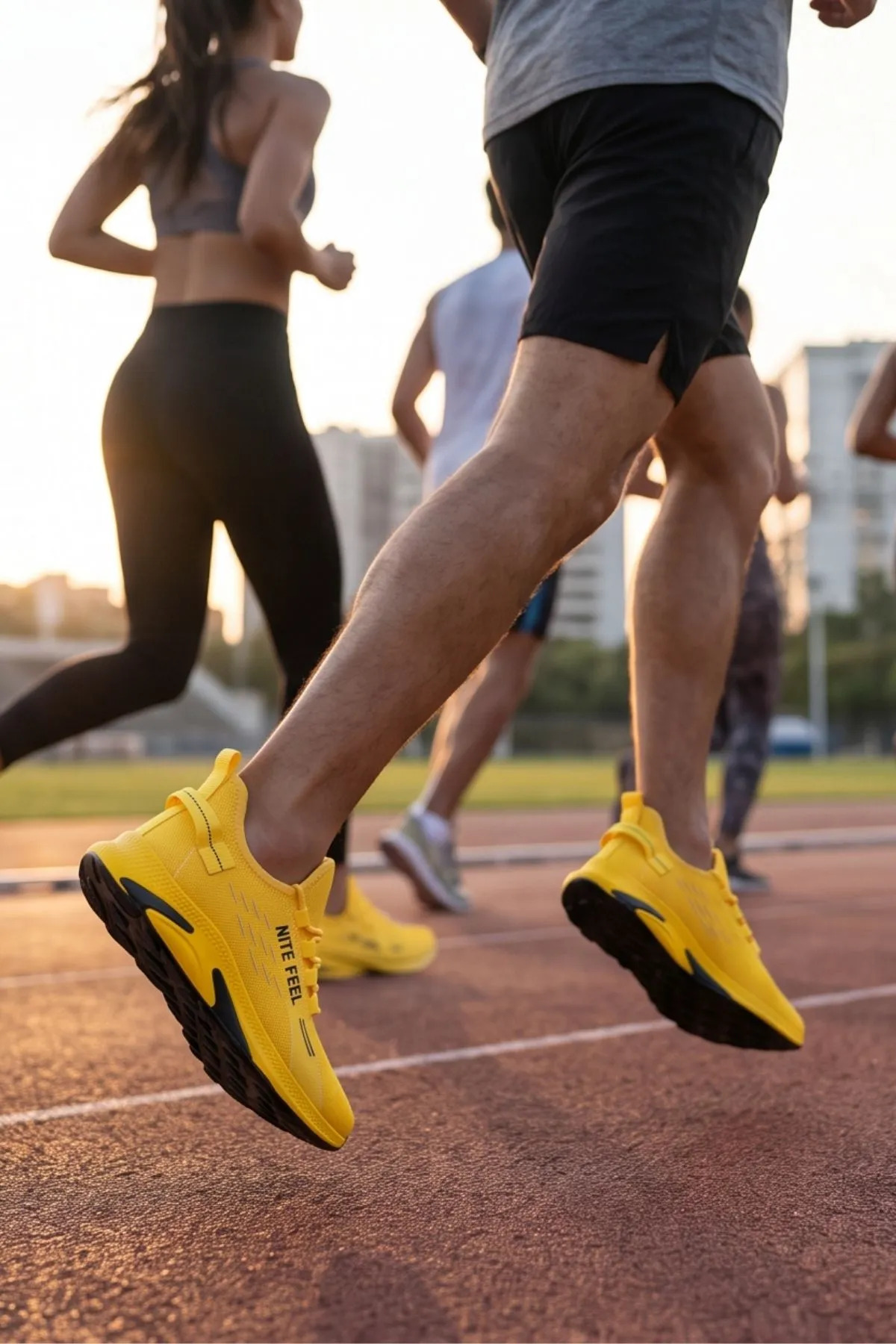 Liarca AeroKnit Zumba, Nefes Alabilen Çorap Ayakkabı Esnek Triko Dokulu Ultra Hafif Kadın Erkek Spor Ayak