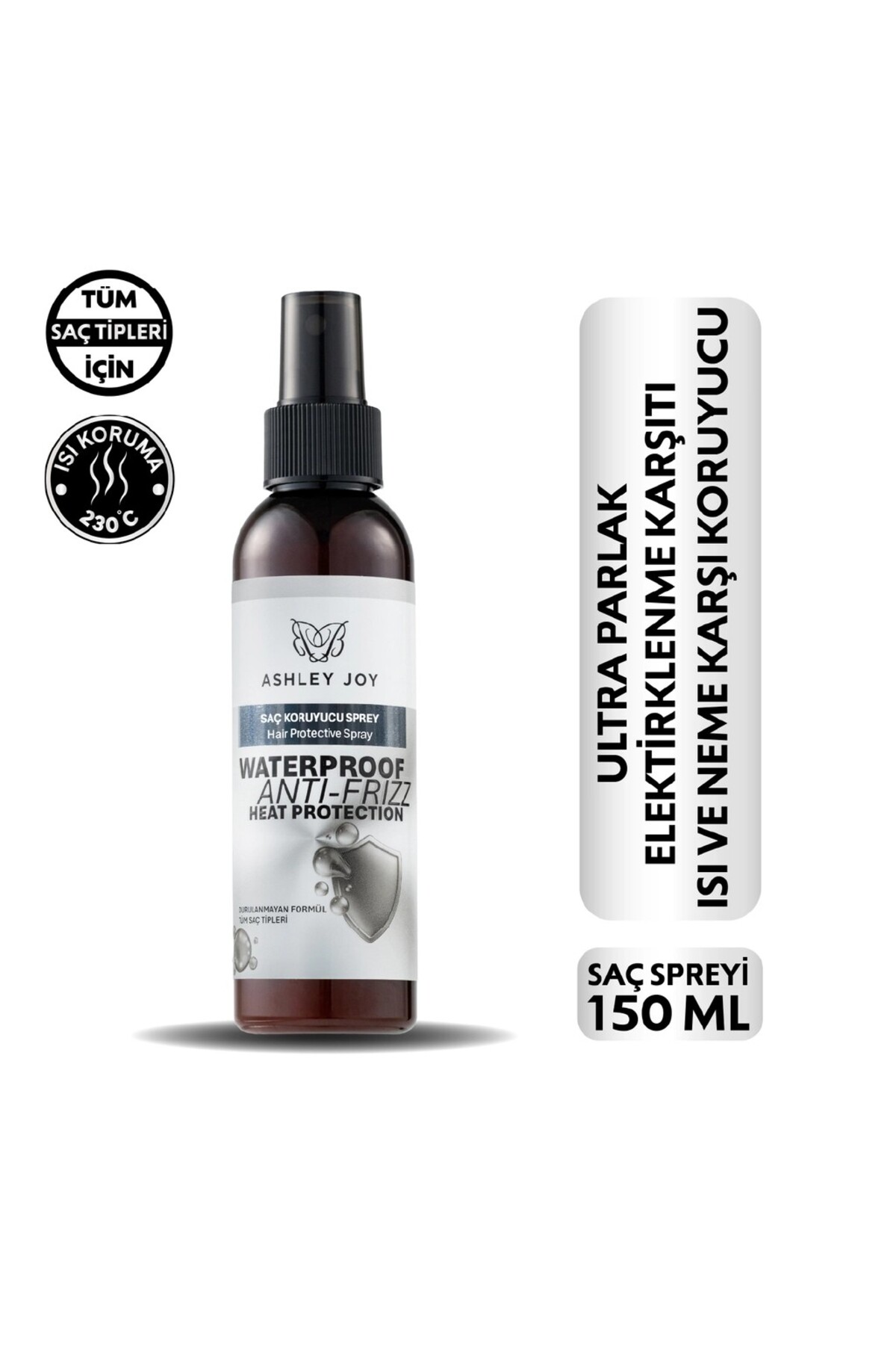 Ashley 7 Etkili Profesyonel Saç Bakım Spreyi Isı Koruma ve Onarım 150 ml — MS1566655565655