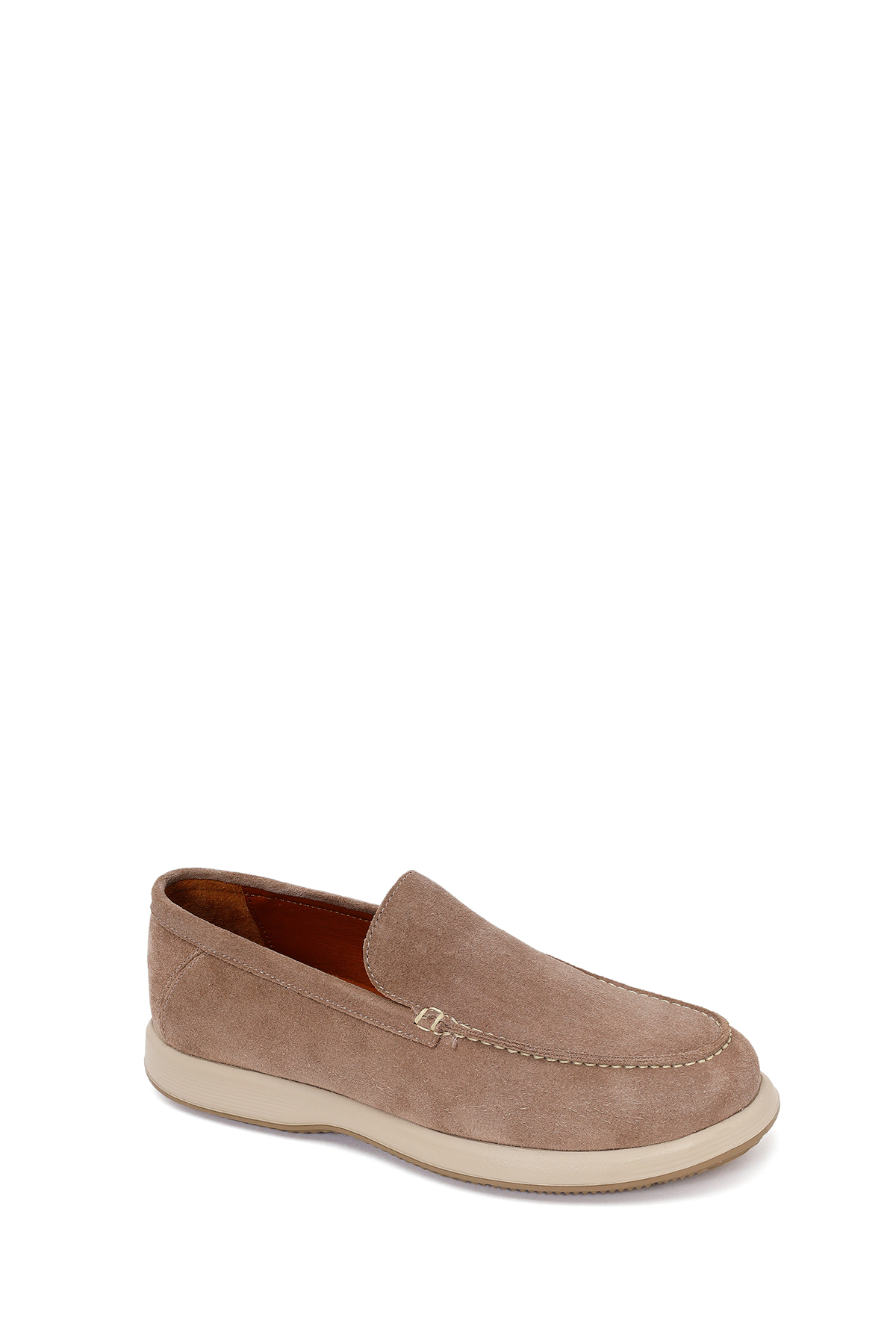 Derimod Erkek Vizon Süet Deri Loafer 26SFD765910 görsel 7