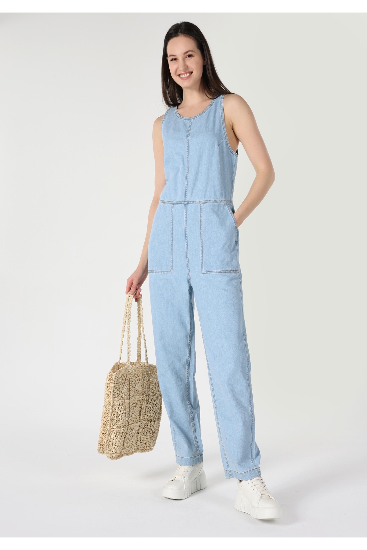 Regular Fit Kadın İndigo Jean Tulum