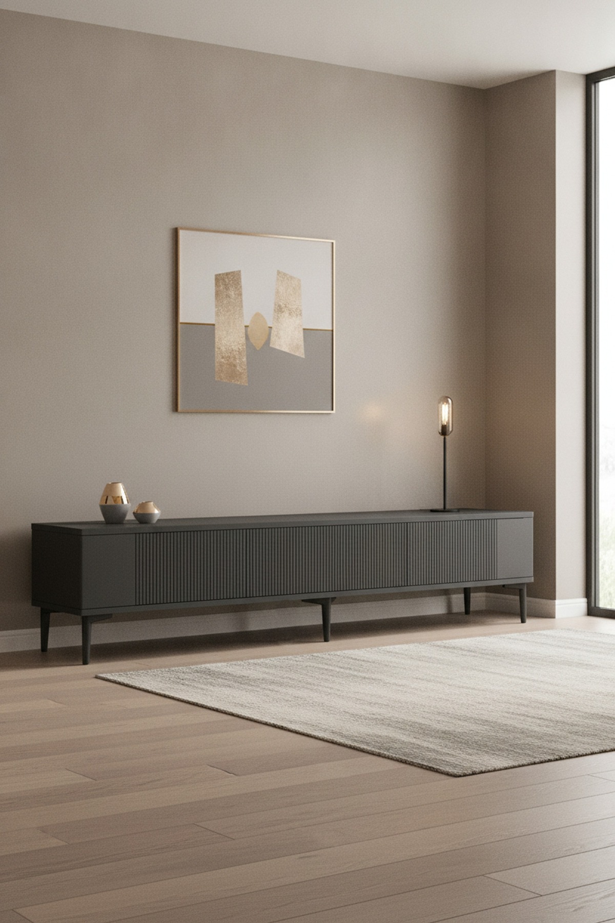 CENEYRA TSA1803A CORSA Tv Sehpası Antrasit 180cm - Fiyatı