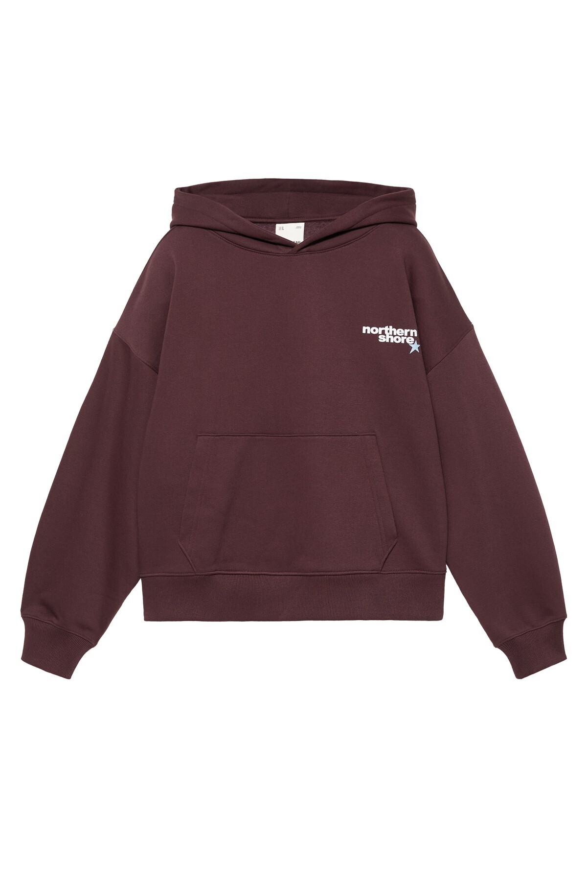 Pull & Bear Grafik baskılı kapüşonlu sweatshirt görsel 3