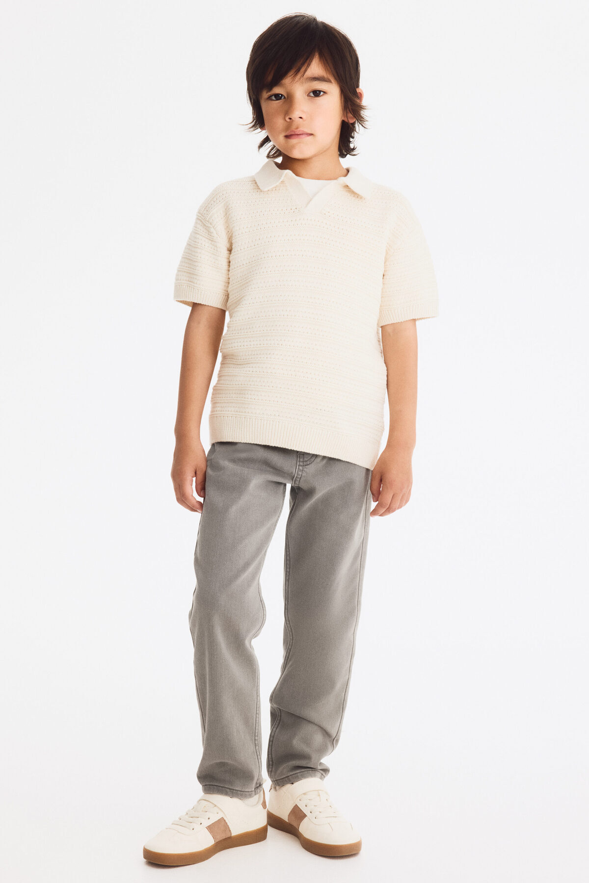 شلوار جین نخی طرح Jogger اچ اند ام شلوار جین H&M