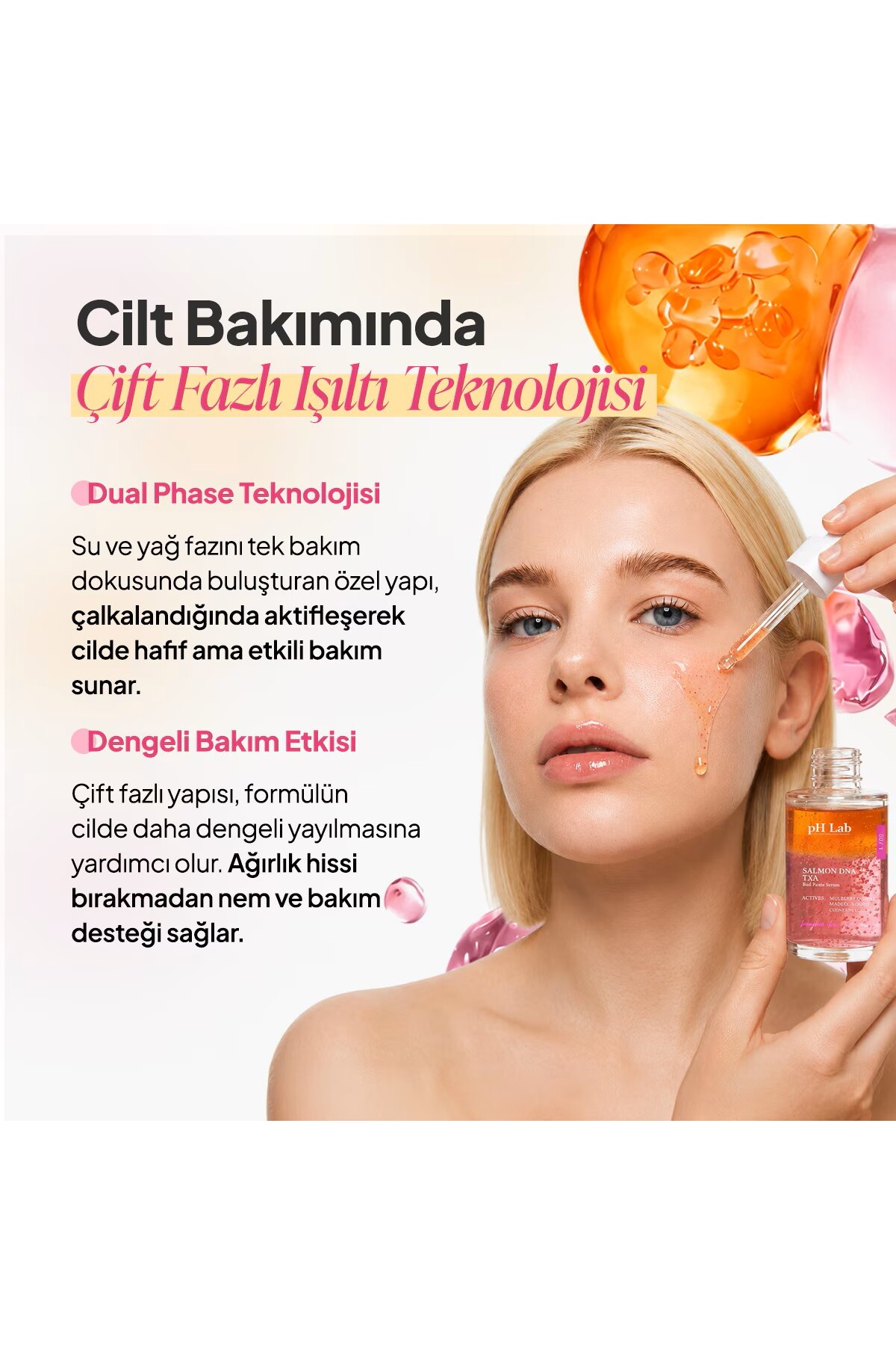 PhLab Somon DNA + TXA Yoğun Leke Bakım ve Cilt Tonu Eşitleyici Aydınlatıcı Serum 30 ml — MS1154124545445 — تصویر 4 از 5
