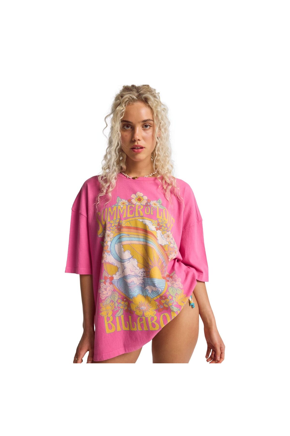BİLLABONG Summer Of Love Kadın Pembe Tişört KADIN T-SHIRT EBJZT00592
