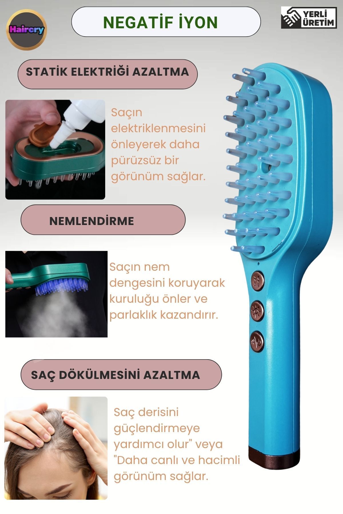 تونیک مراقبت از مو Velda Tech Haircry و myVelda، ست مراقبت از مو در منزل، ماساژ ویبره + بخار سرد + نور درمانی آبی و قرمز [رنگی] — TYC1A8D40124FE34DDC62D500 — تصویر 8 از 8