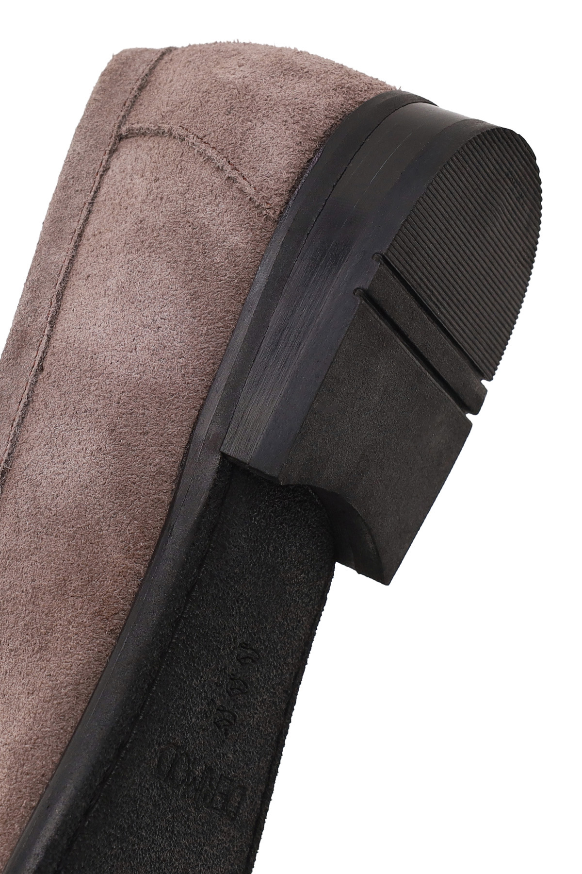 Derimod Erkek Gri Püsküllü Süet Deri Casual Loafer 26SFD603510 görsel 8