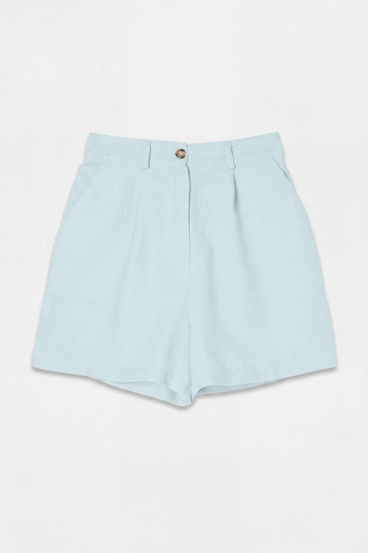 Drop by Trendyolmilla Mavi Beli Lastikli Geniş Paçalı Pamuklu Cepli Pantolon TDRSS26SR00017