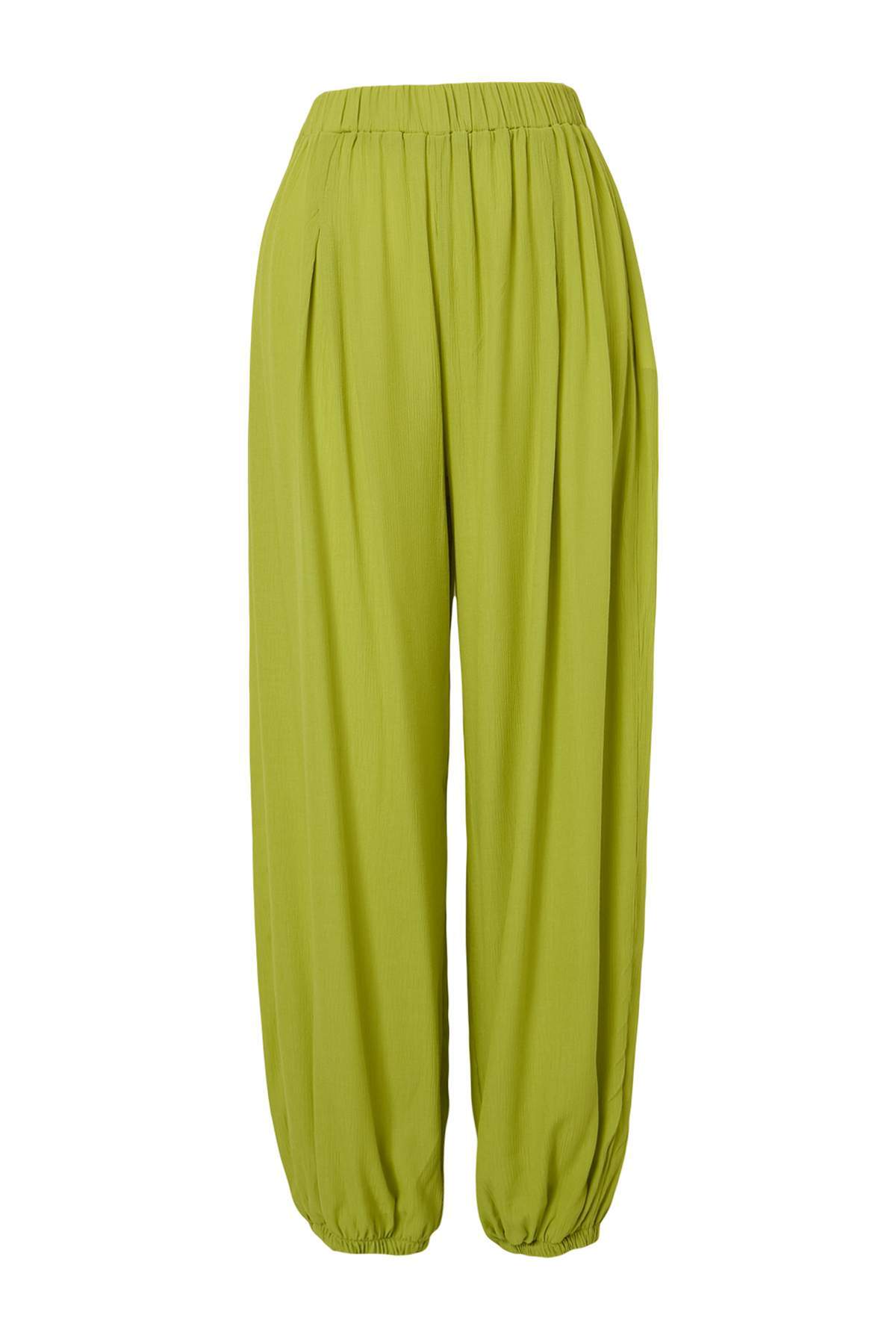 Trendyolmilla Yeşil Bluz Pantolon Dokuma Alt - Üst Takım TWOSS26AU00314