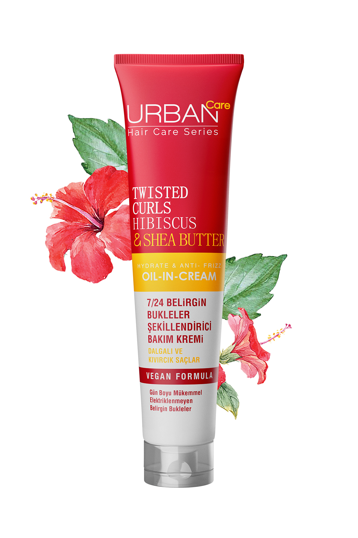Twisted Curls Hibiscus & Shea Butter Durulanmayan Saç Bakım Kremi 175 ml - Kıvırcık, Curly — 8680690703867 — تصویر 3 از 6