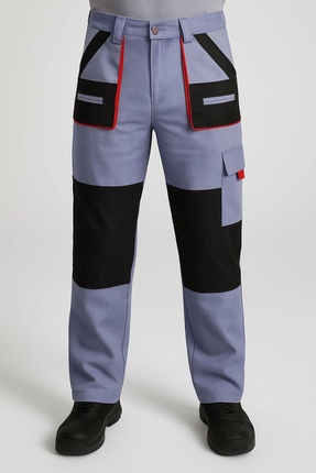 Baran Işık 7/7 Gabardin Teknik Pantolon Gri Rahat Kesim Günlük & Outdoor