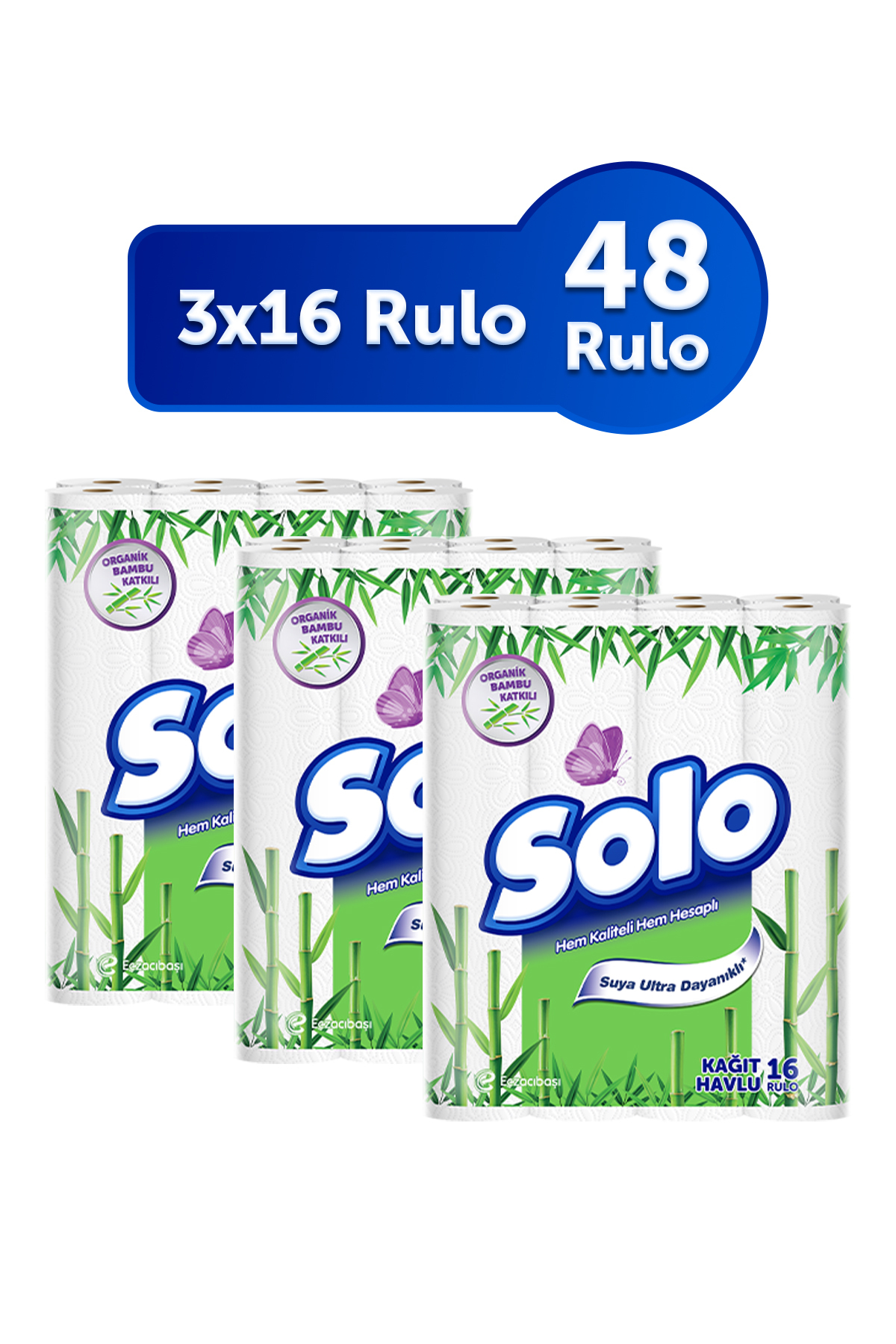 Solo Kağıt Havlu Bambu Katkılı 48