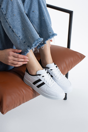 l lugshoes ayakkabı Beyaz Siyah Unisex Sneaker JH176