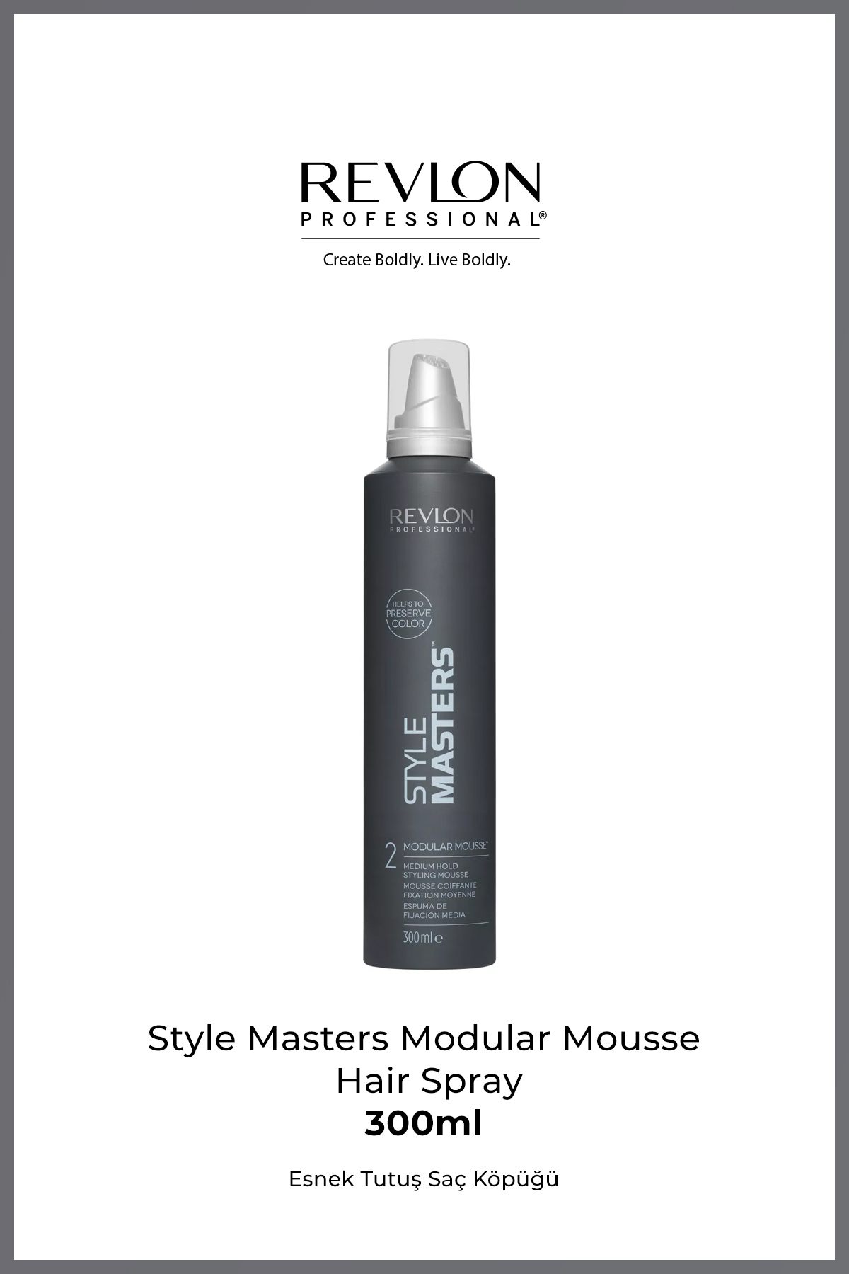 Revlon Professional RP SM Modular Hairspray 500 ml Orta/Strong Tutuş Saç Spreyi — 7244684000